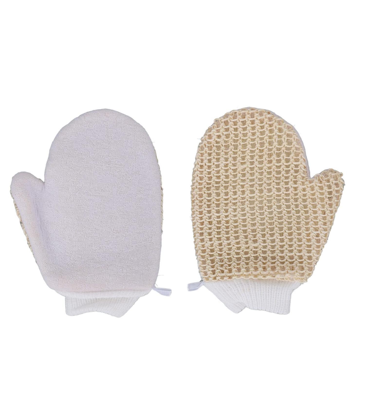 Peeling Bathroom Shoe & Double-Sided Shower Glove - Soft Body Peeling & Dead Skin Removal Scrubber - Buy Online on GoSupps.com