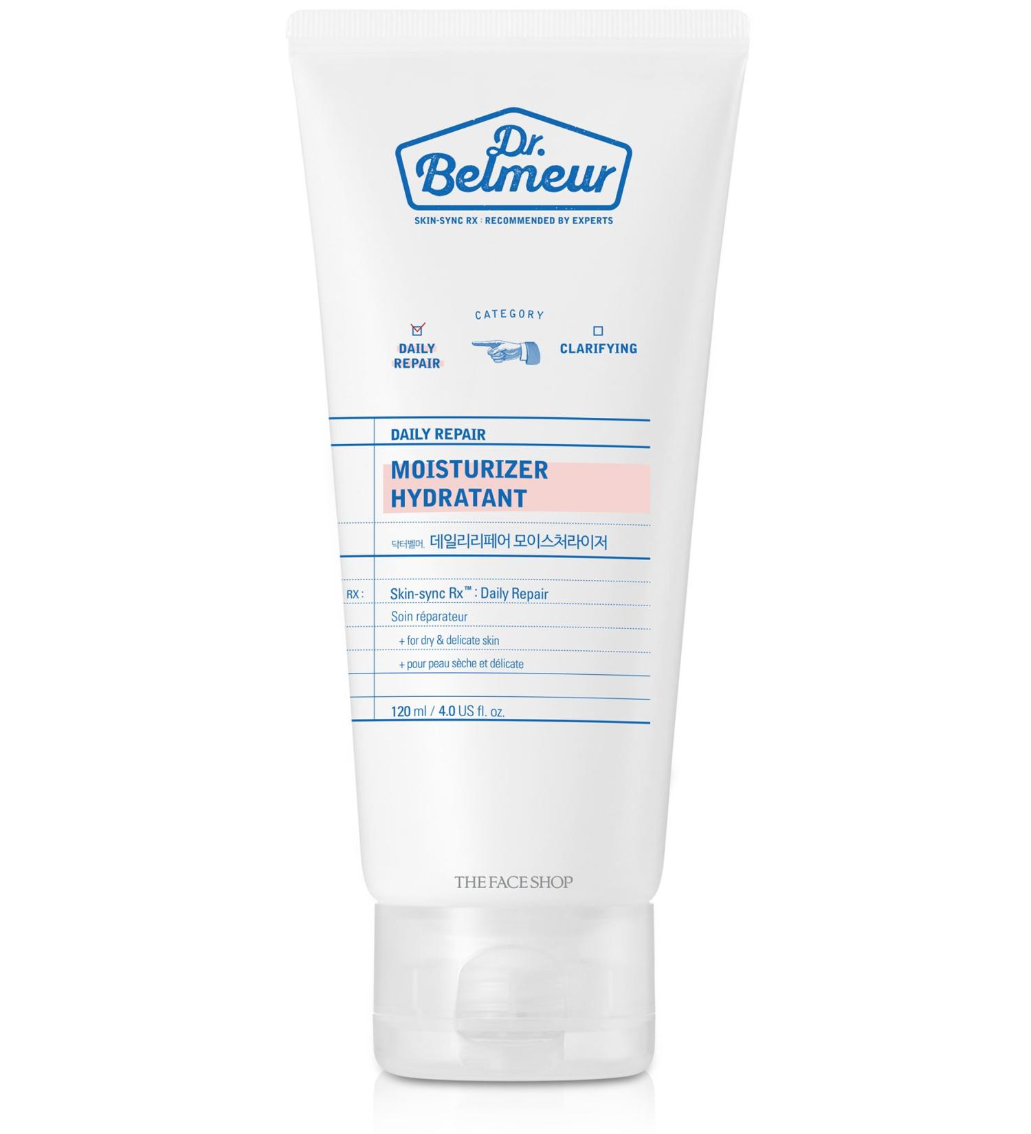 The Face Shop Dr. Belmeur Daily Repair Body Moisturizer | Low Irritant Formula for Sensitive Skin | Dermatologically Tested | 4 Fl Oz - Buy Online on GoSupps.com
