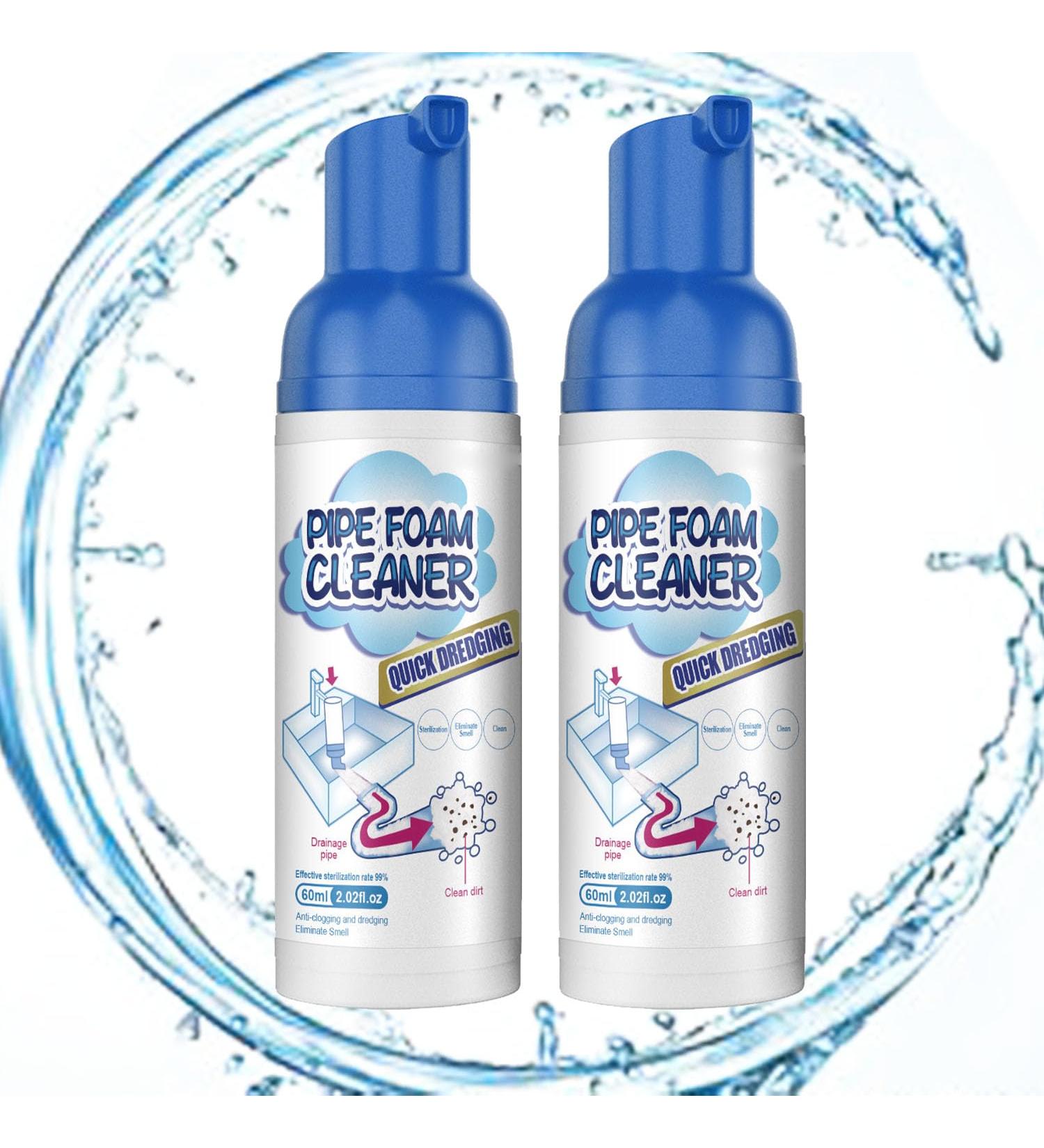 Yougo Drain Cleaner Yugou Foam Drain Cleaner Yugou Get Out Foaming Drain Cleaner Yugou Drain Cleaner Drain Cleaner Foam Yugouclean Foam Drain Cleaner for Kitchen Bathroom (2PCS) - Buy Online on GoSupps.com
