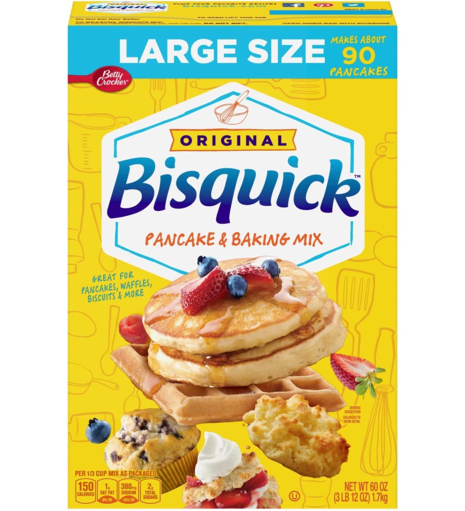 Pound Veg Bisquick Original Pancake Mix 60oz (1.7kg)