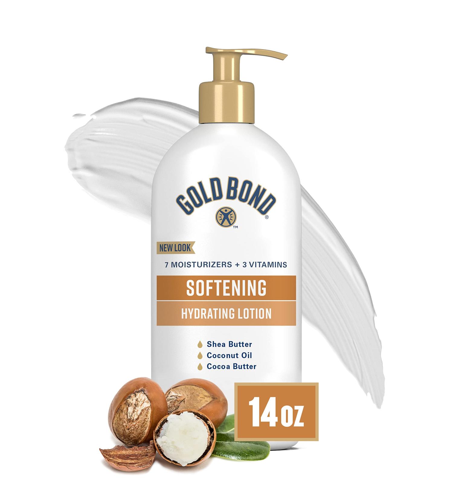 Gold Bond Softening Skin Therapy Lotion 14 oz (Pack of 3) with Shea Butter - Hydrating Solution for Rough & Dry Skin - Buy Online on GoSupps.com