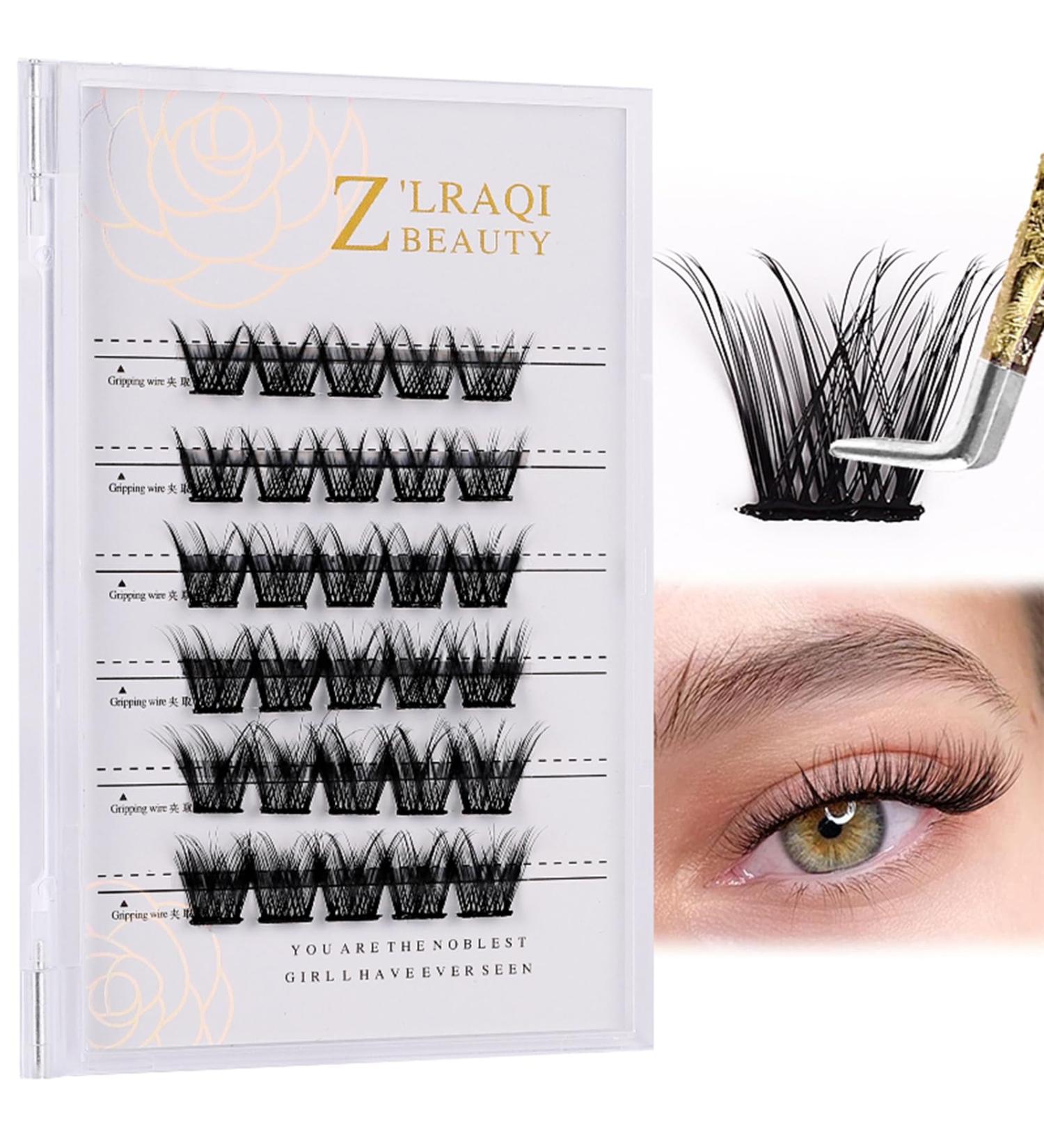 Shop Individual False Eyelashes - Self-Adhesive Cluster Glue-Free Natural-Looking - MF10-1 | International Shipping Available - Buy Online on GoSupps.com