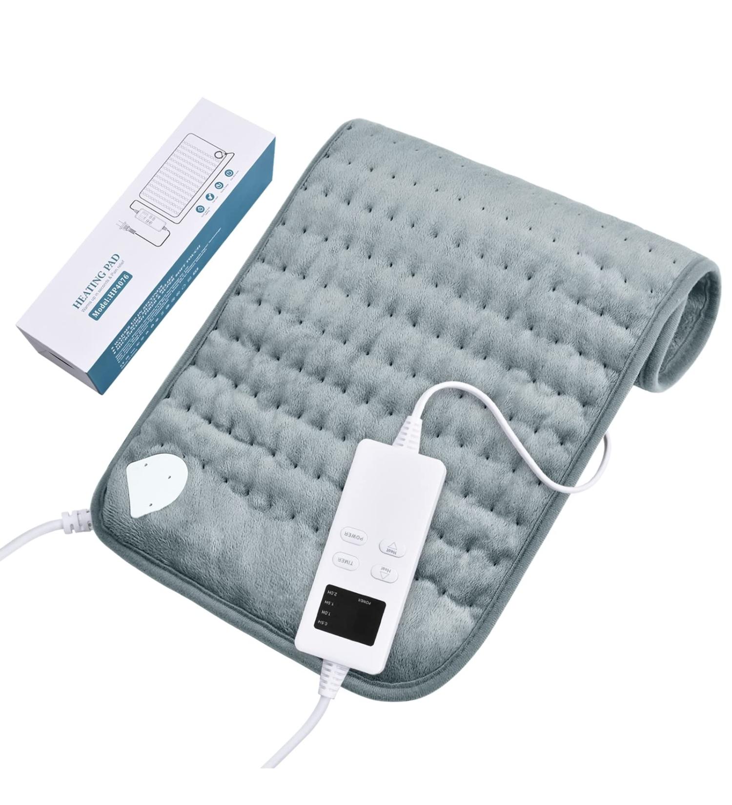 Shop Electric Heating Pillows - Fast Heating Auto Shutdown & Overheat Protection | 6 Temperature Levels & 4 Timer Options (30x60 cm) - Buy Online on GoSupps.com
