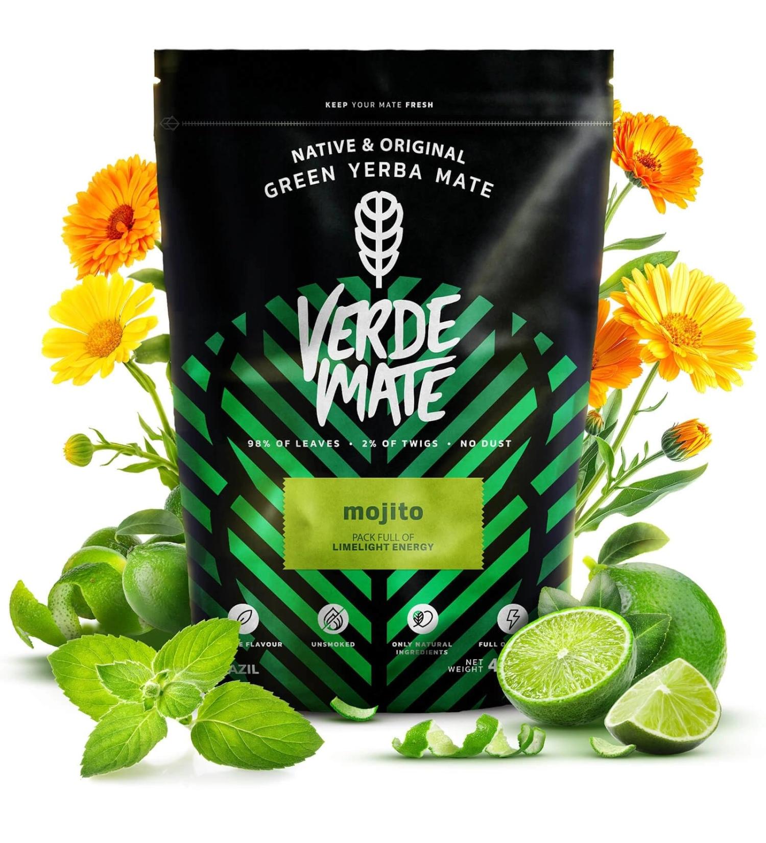 Verde Mate Green Mojito 400g - Yerba Mate Br silienne au Menthe et Citron Vert - Buy Online on GoSupps.com