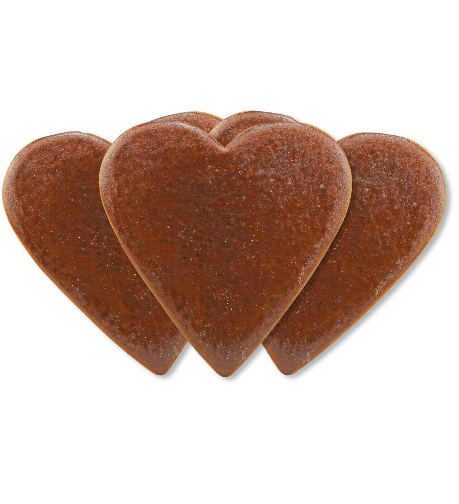 Gingerbread heart blank - naked - approx. 21cm - 25 pieces / box (1 x 4130 g) approx. 21cm