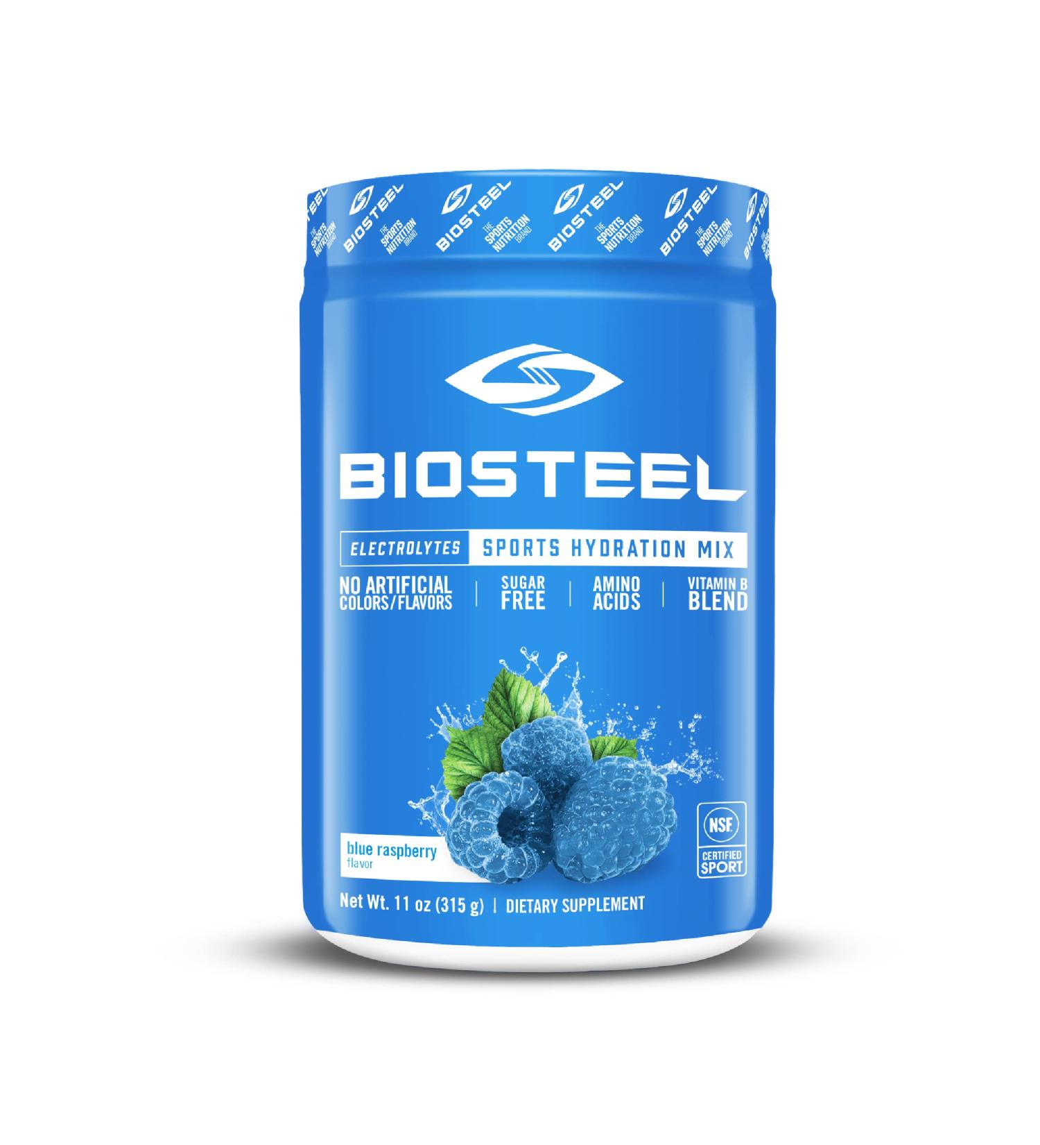 BioSteel Hydration Mix  Sugar-Free with Essential Electrolytes and B Vitamins  Blue Raspberry (Blue Raspberry  11 Ounce (Pack of 1)) Blue Raspberry 11 Ounce (Pack of 1) - Buy Online on GoSupps.com