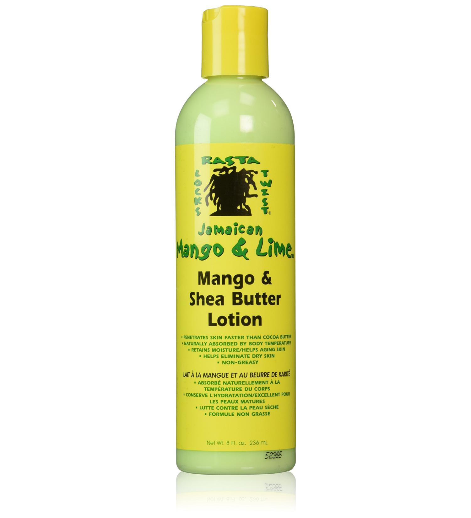 Jamaican Mango & Lime Mango & Shea Butter Lotion 8 Oz - Nourishing Moisturizer for Soft Skin | International Shipping Available - Buy Online on GoSupps.com