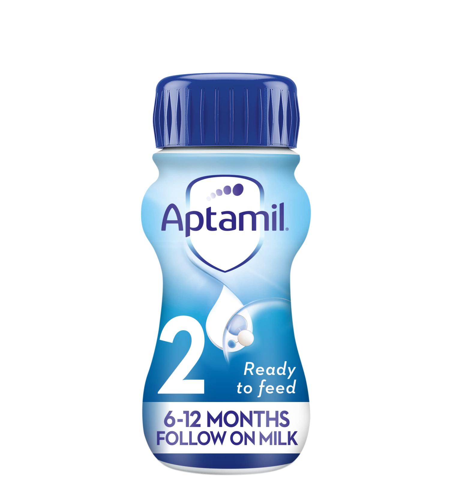  Aptamil Aptamil 2 Follow On Baby Milk Formula 6-12 Months 200 ml - Buy Online on GoSupps.com