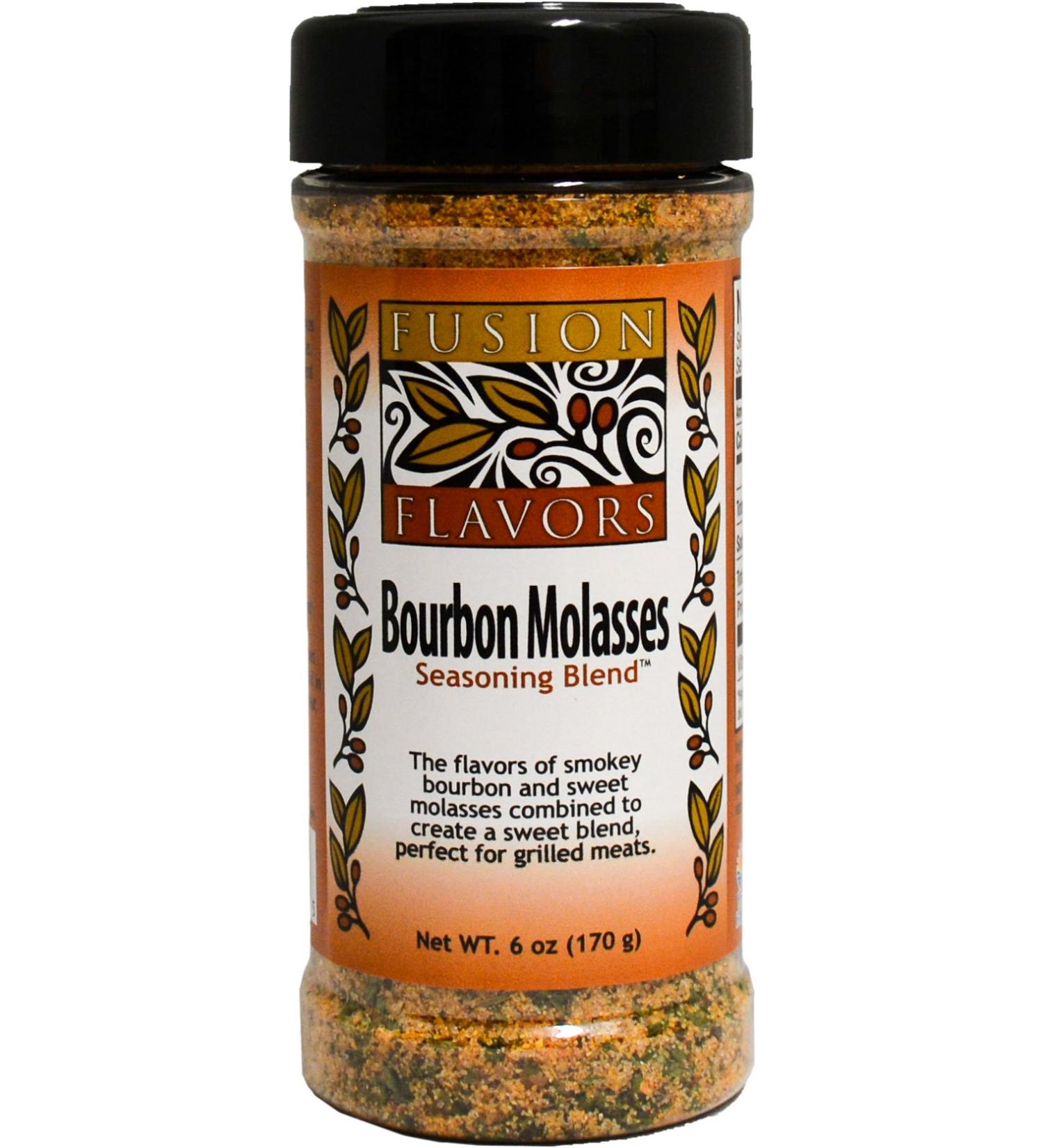 Fusions Flavors Bourbon Molasses, 6 oz