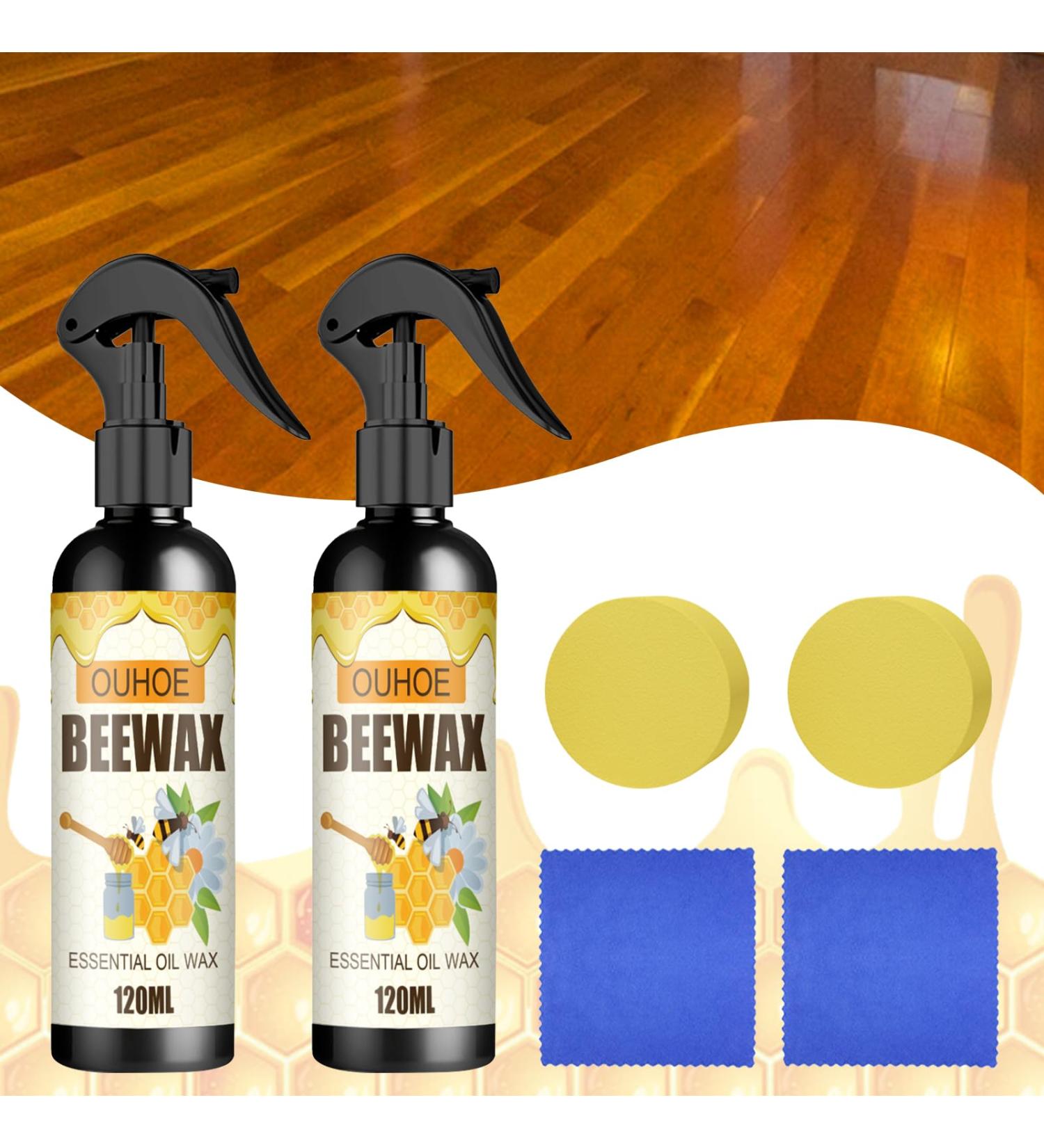 DMNQ 2-Piece Natural Micromolecule Beeswax Spray for Furniture Polish - Eco-Friendly Multi-Purpose Beeswax Spray for Shine & Protection - Buy Online on GoSupps.com