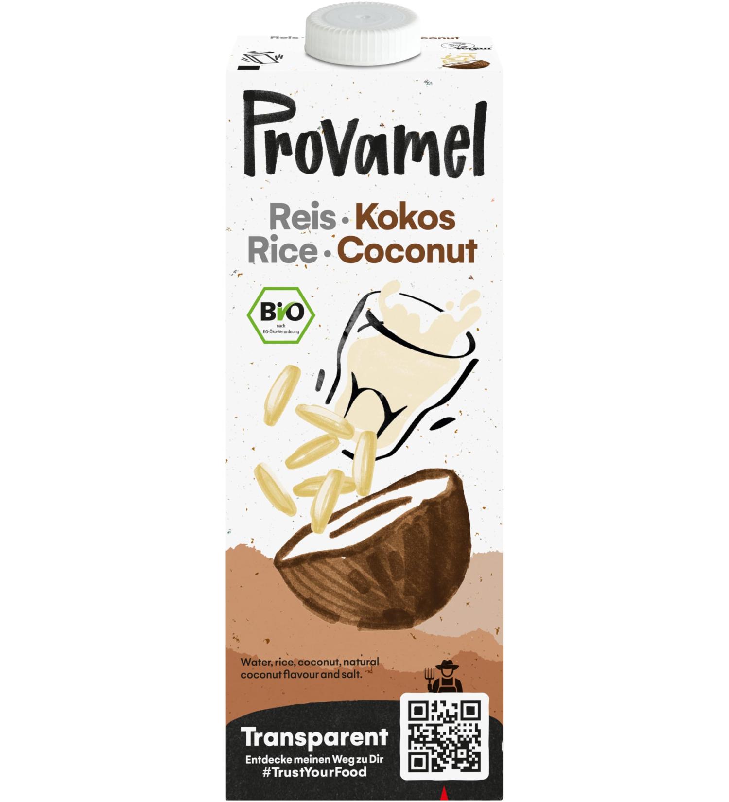 Organic Provamel Coconut-Almond Drink (6 x 1000 ml) 1 l (pack of 6)