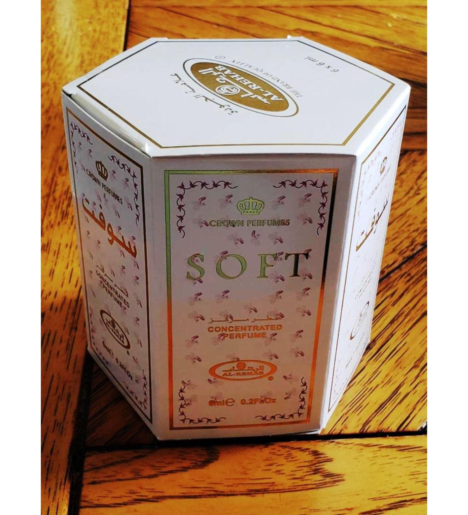 Soft - 6ml (.2oz) Roll-on Perfume Oil By Al-rehab (Crown Perfumes) (Box of 6)