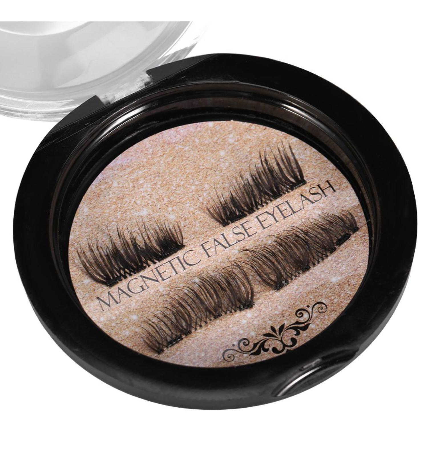 4PC Magnetic False Eyelashes Natural Anti-Allergic Reusable & Easy to Use | Ultra-Small Fiber Extensions - Buy Online on GoSupps.com