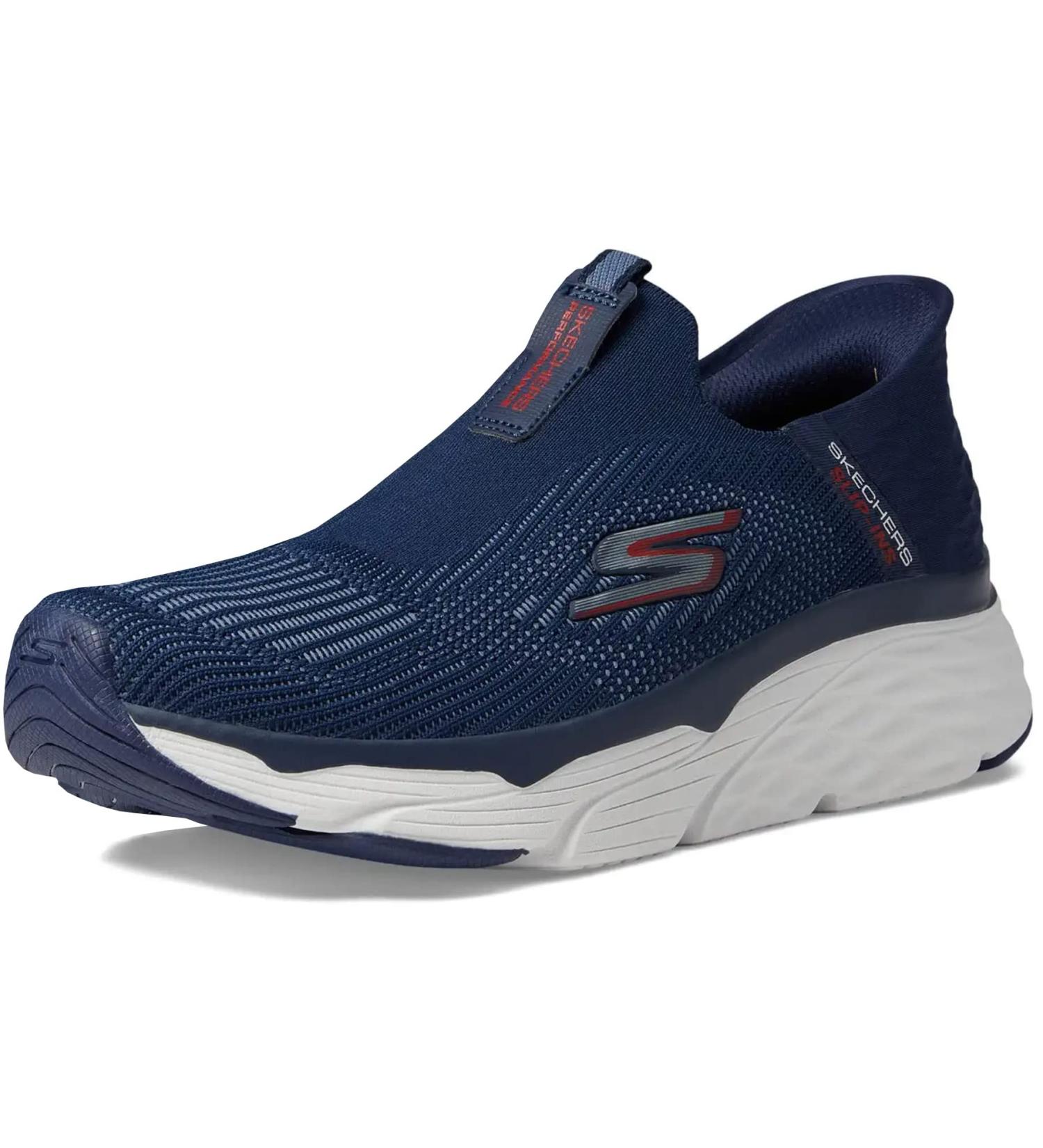 Skechers Men's Max Cushioning Slip-ins - Memory Foam Sneaker 10.5 Navy - Buy Online on GoSupps.com