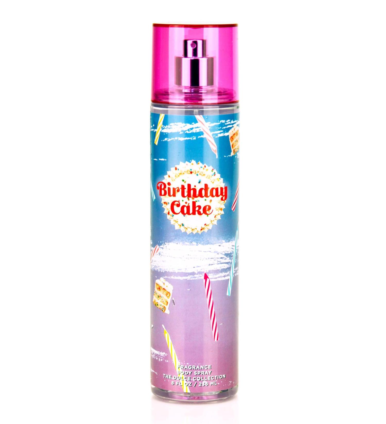 Body Mist for Women Long-Lasting Body Spray Refreshing Scented Perfume Fragrance 8 Fl Oz Birthday Cake - Buy Online on GoSupps.com