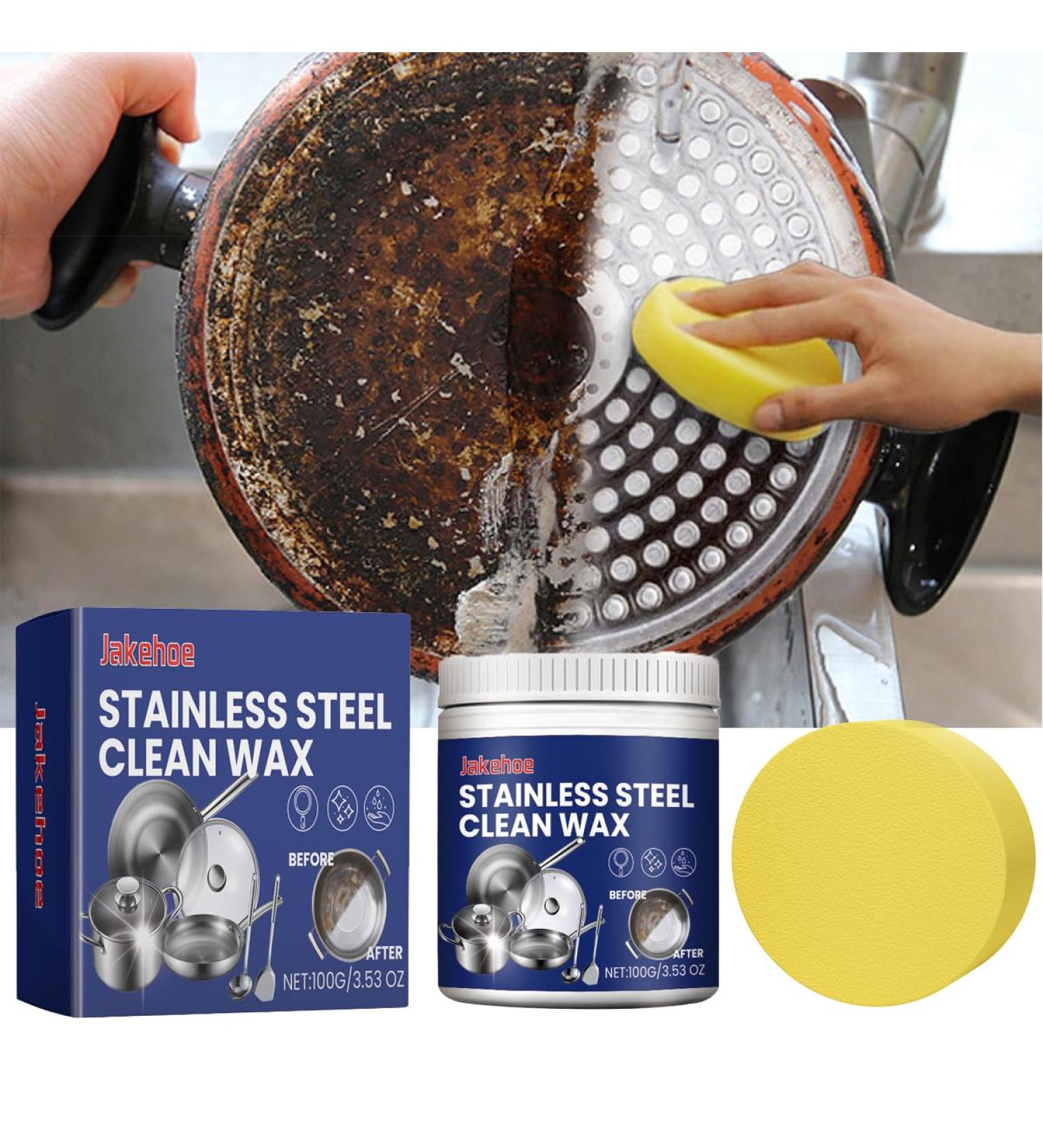 Buy Kitchen Multi-Purpose Cleaner - Stainless Steel & Heavy Oil Stain Remover | All-Purpose Cream for Pots & Utensils - International Shipping Available - Buy Online on GoSupps.com