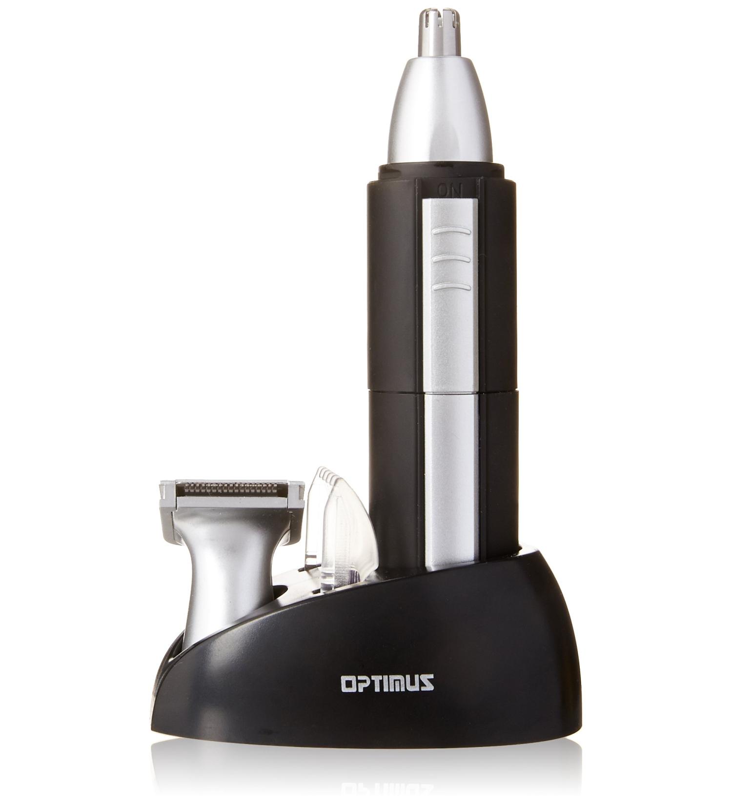 Optimus 50003 Personal Grooming System - Rotary Blades & Trimmer Head - Black/Silver | International Shipping Available - Buy Online on GoSupps.com