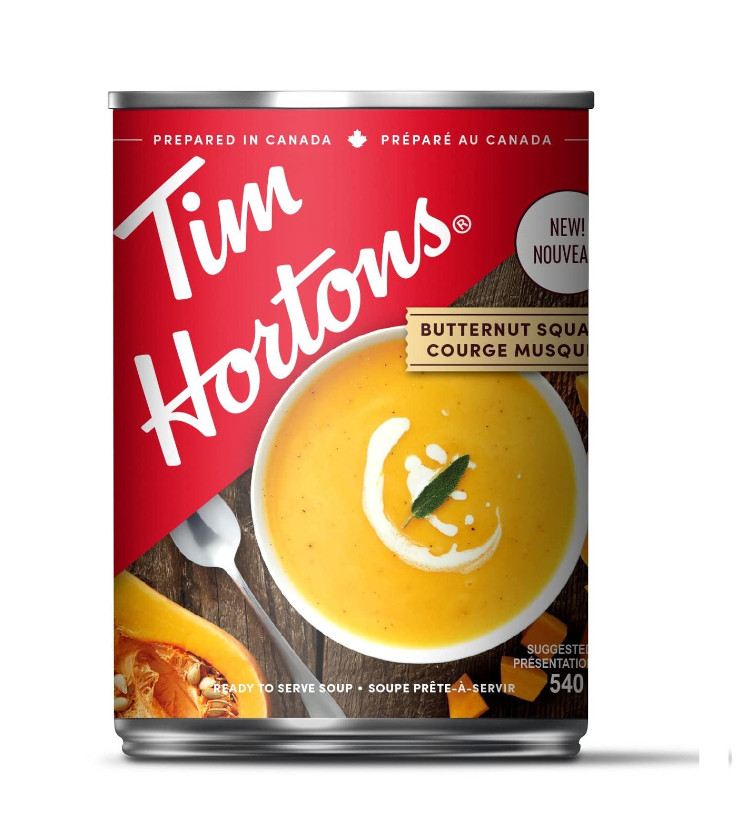 Tim Hortons Butternut Squash Soup Ready-to-Serve 540mL Can - Buy Online on GoSupps.com