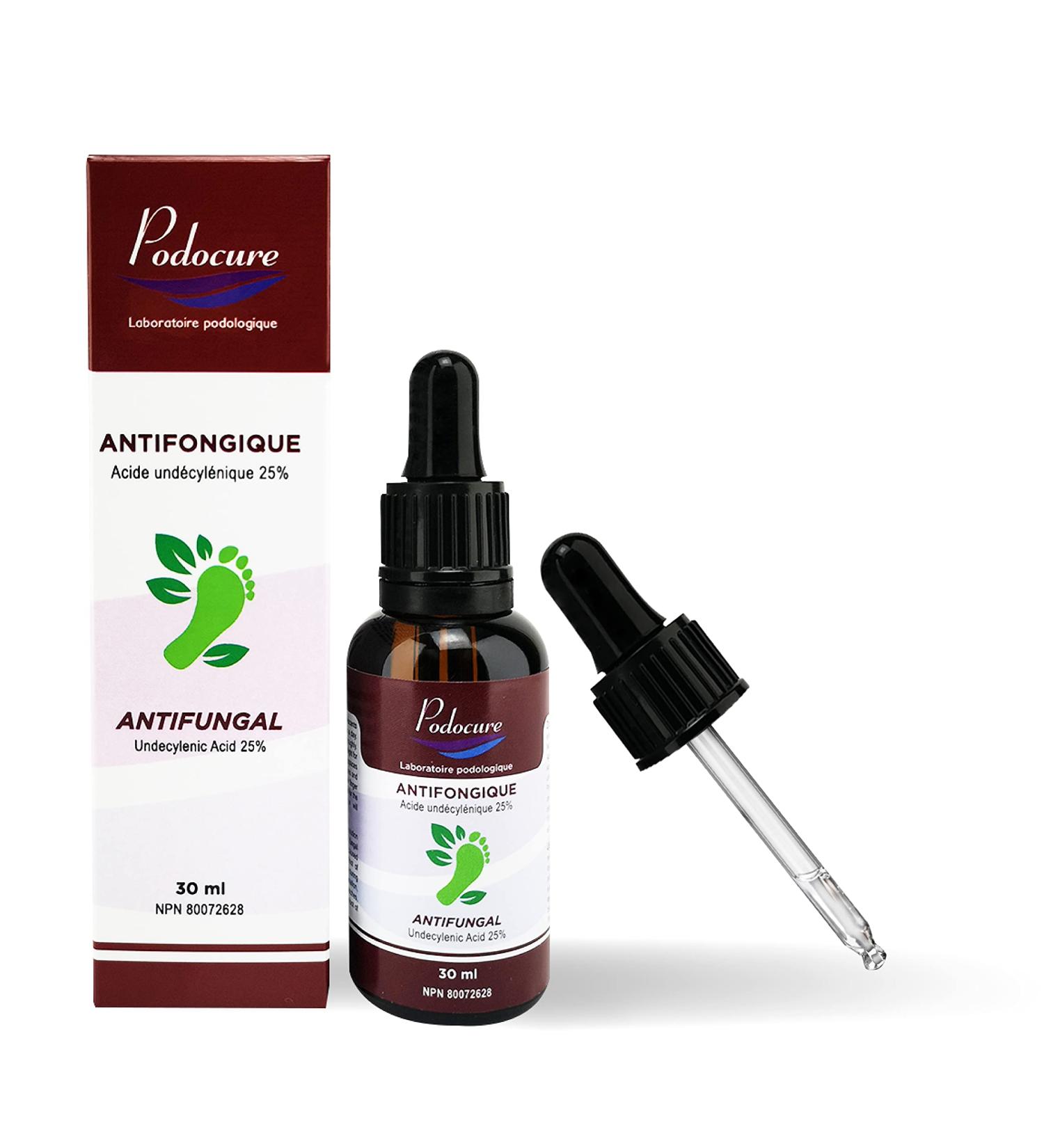 Podocure Anti-fungal Solution | With Undecylenic Acid 25% | 30ml | Finger and Toe Fungus Treatment Nail and Athlete Repair Solution Treats Onychomycosis Treats Fungal Infections | 100% Natural | Podiatric Laboratory in CANADA | (PACK OF 1) - Buy Online on GoSupps.com