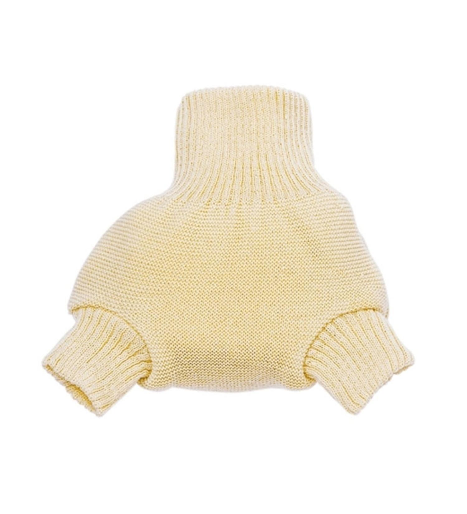 Disana 13101XX - Wool diaper pants natural Size:98/104 (2-3 years)