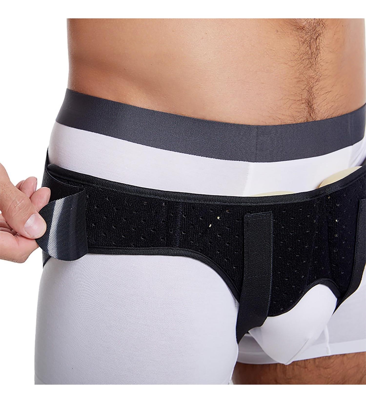CCXRC Breathable Ergonomic Truss Belt for Men | Postoperative Support & Removable Upholstery for Inguinal Hernia Relief - Buy Online on GoSupps.com