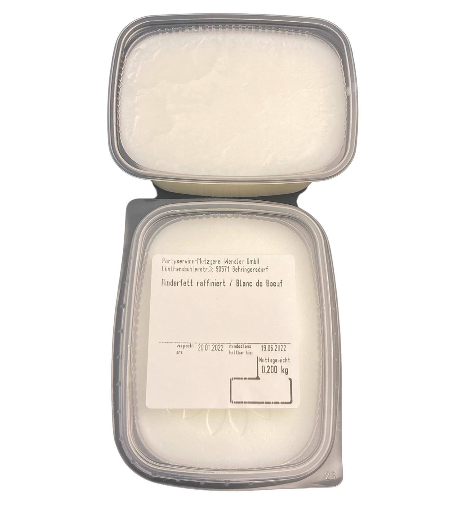Buy Refined Beef Fat (200g) - Premium Blanc de Boeuf from Franconian Artisan Butcher Shop - International Shipping Available - Buy Online on GoSupps.com