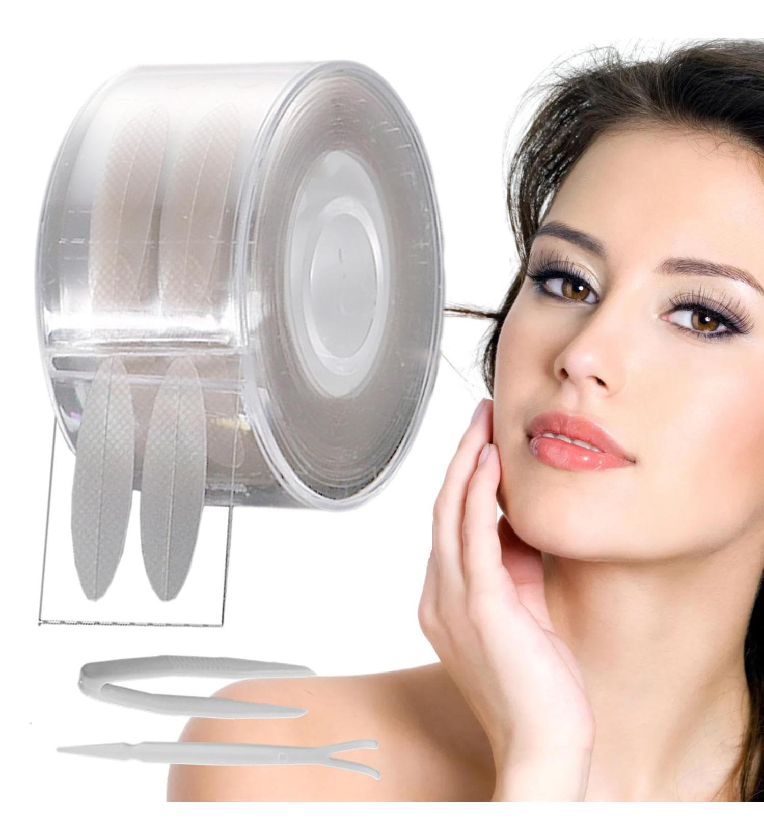 Eyelid Lifter Strips - Breathable Waterproof Eyelid Tape Roll Eye Lid Strips | Natural Eye Lid Lifter for Parties Proms Carnivals Events Pochy Widened Textured Shape - Buy Online on GoSupps.com