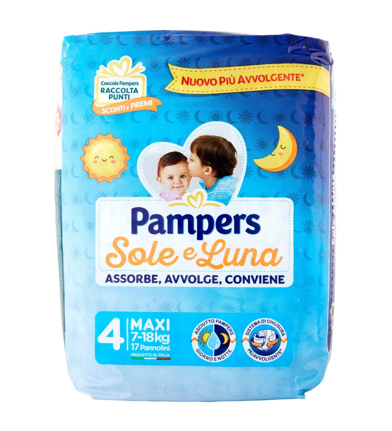 PAMPERS Soleil et lune 4 7 18 max lot de 8 pi ces - Buy Online on GoSupps.com
