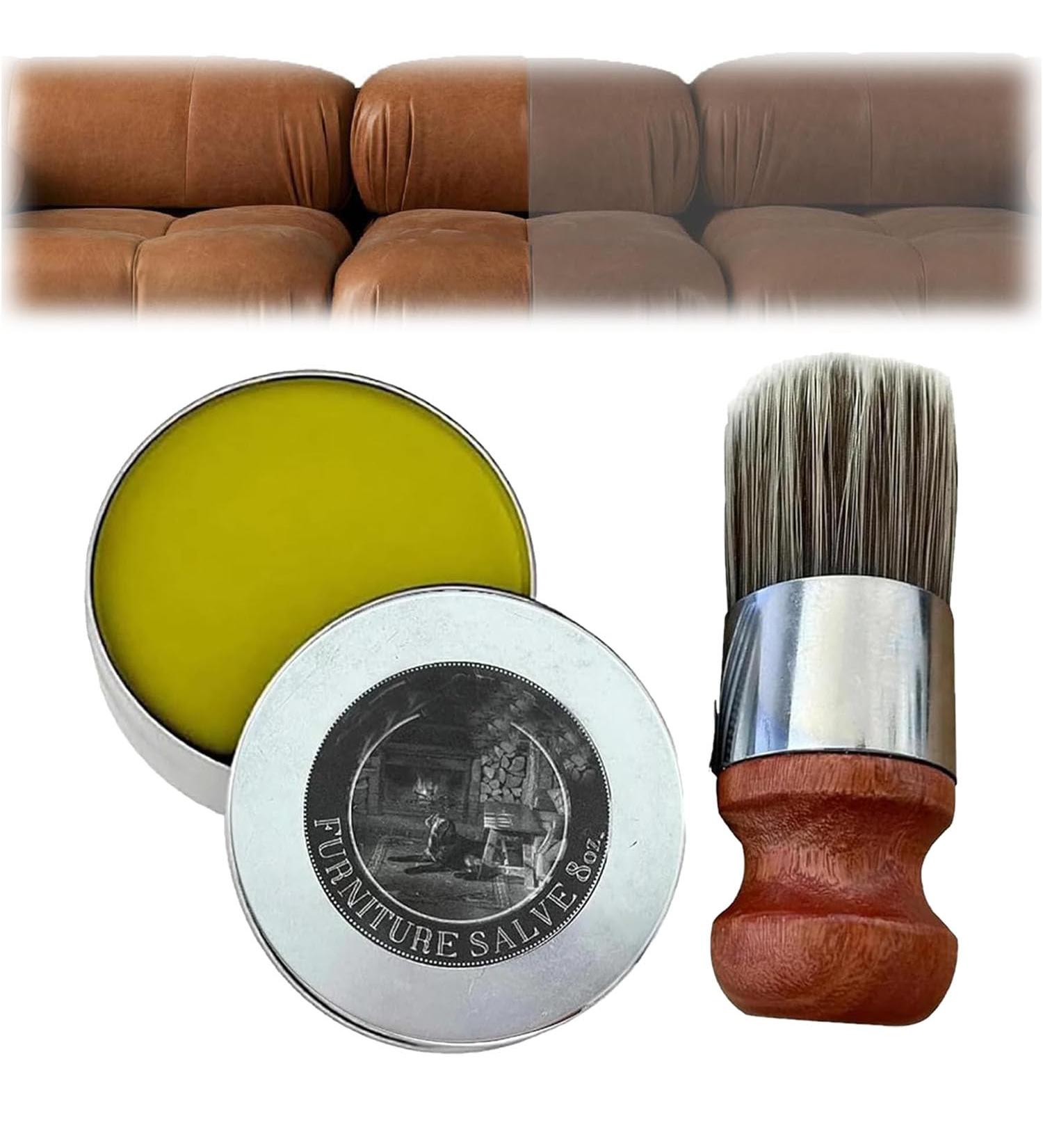 Icoyea Cozy Currant Furniture Salve Furniture Salve for Leather Furniture Salve for Wood Furniture Salve and Brush Furniture Polish Restore A Finish (1pcs) - Buy Online on GoSupps.com