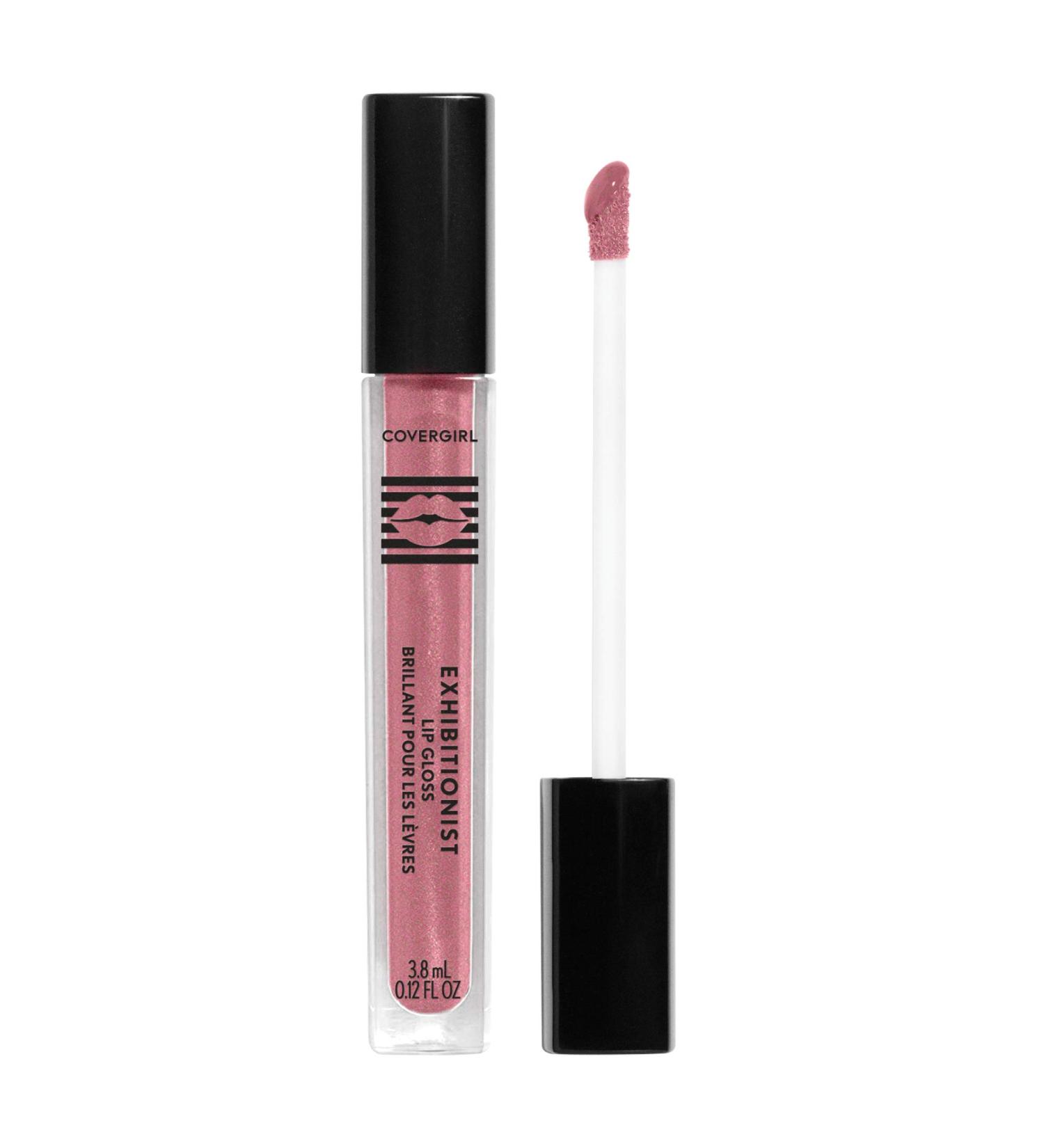 COVERGIRL Exhibitionist Lip Gloss Short Change, High-Gloss Cream, 0.99 Fl Oz - Shiny Pink Moisturizing Lip Gloss for Intense Hydration - Buy Online on GoSupps.com