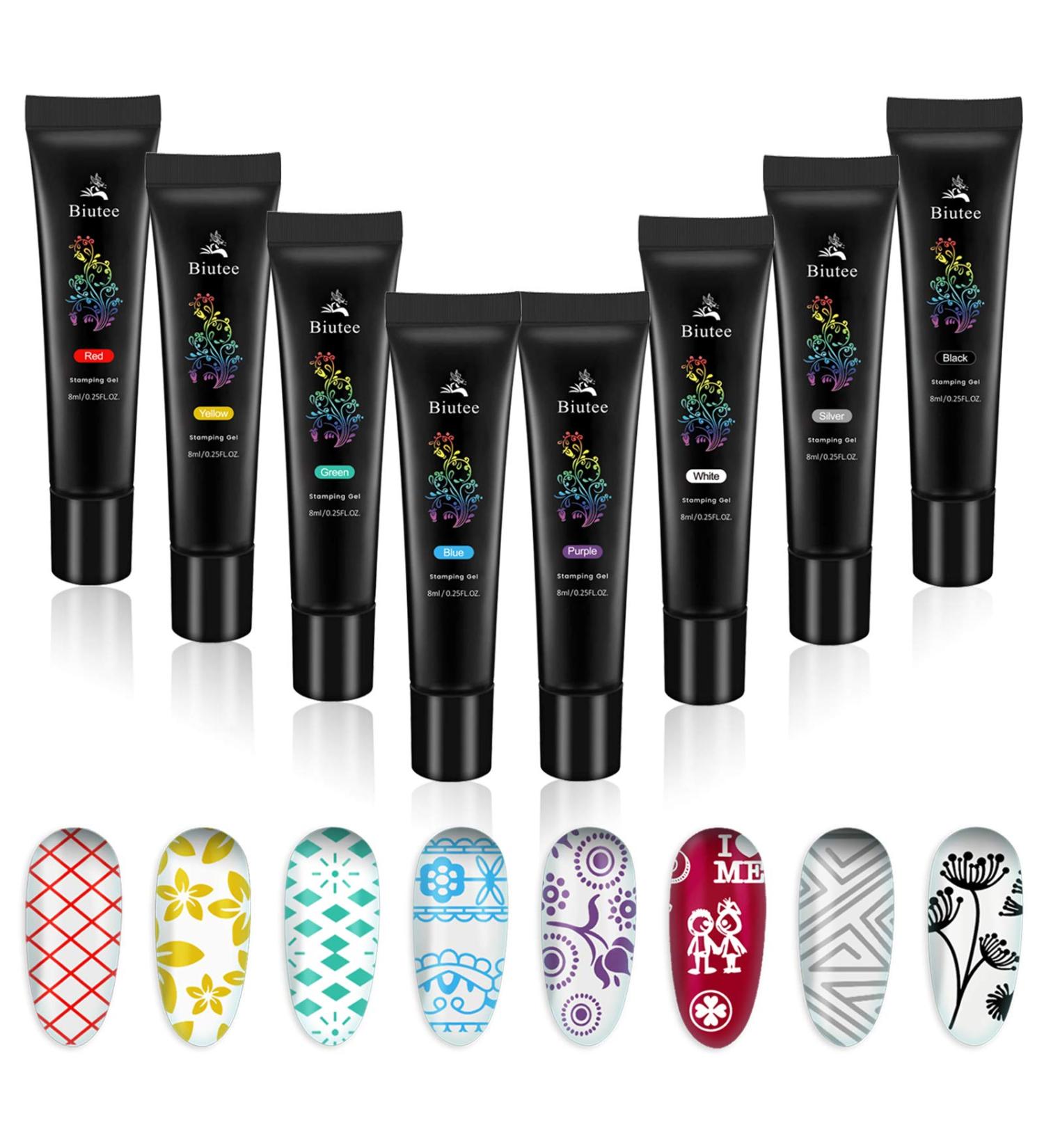 Buy Biewee 8-Color UV Gel Nail Polish Set | Vibrant Gel Colors for Nail Design | International Shipping - Buy Online on GoSupps.com