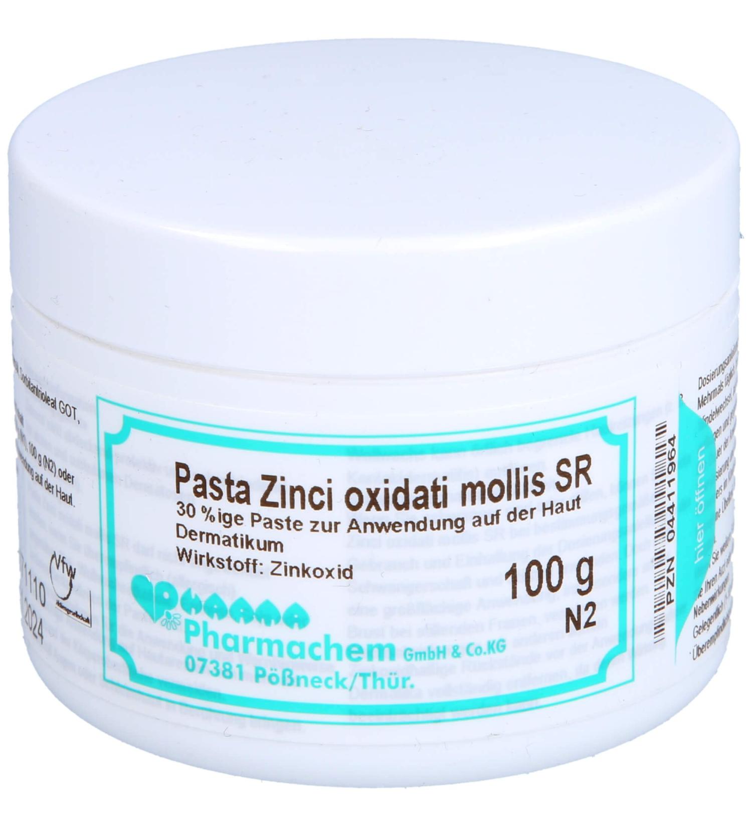 Pasta Zinci Oxi Mollis SR 100 g