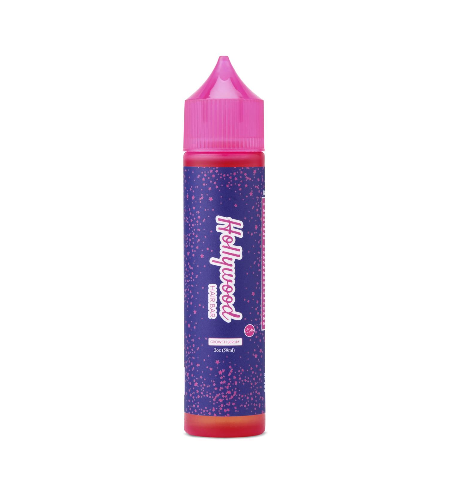 Hollywood Hair Bar Hair Oil Regrowth Serum - Extra-Strength All-Natural Essential Oils | 2 oz Squeeze Bottle for Thicker Hair - Buy Online on GoSupps.com