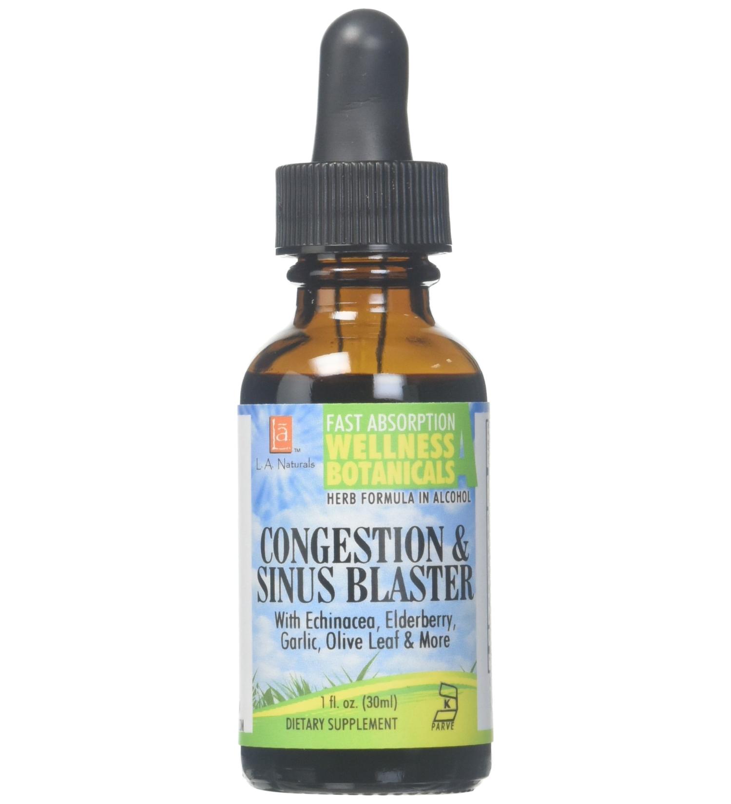 L A NATURALS Congestion & Sinus Blaster Drop 0.02 lb - Natural Relief for Clear Breathing - Buy Online on GoSupps.com