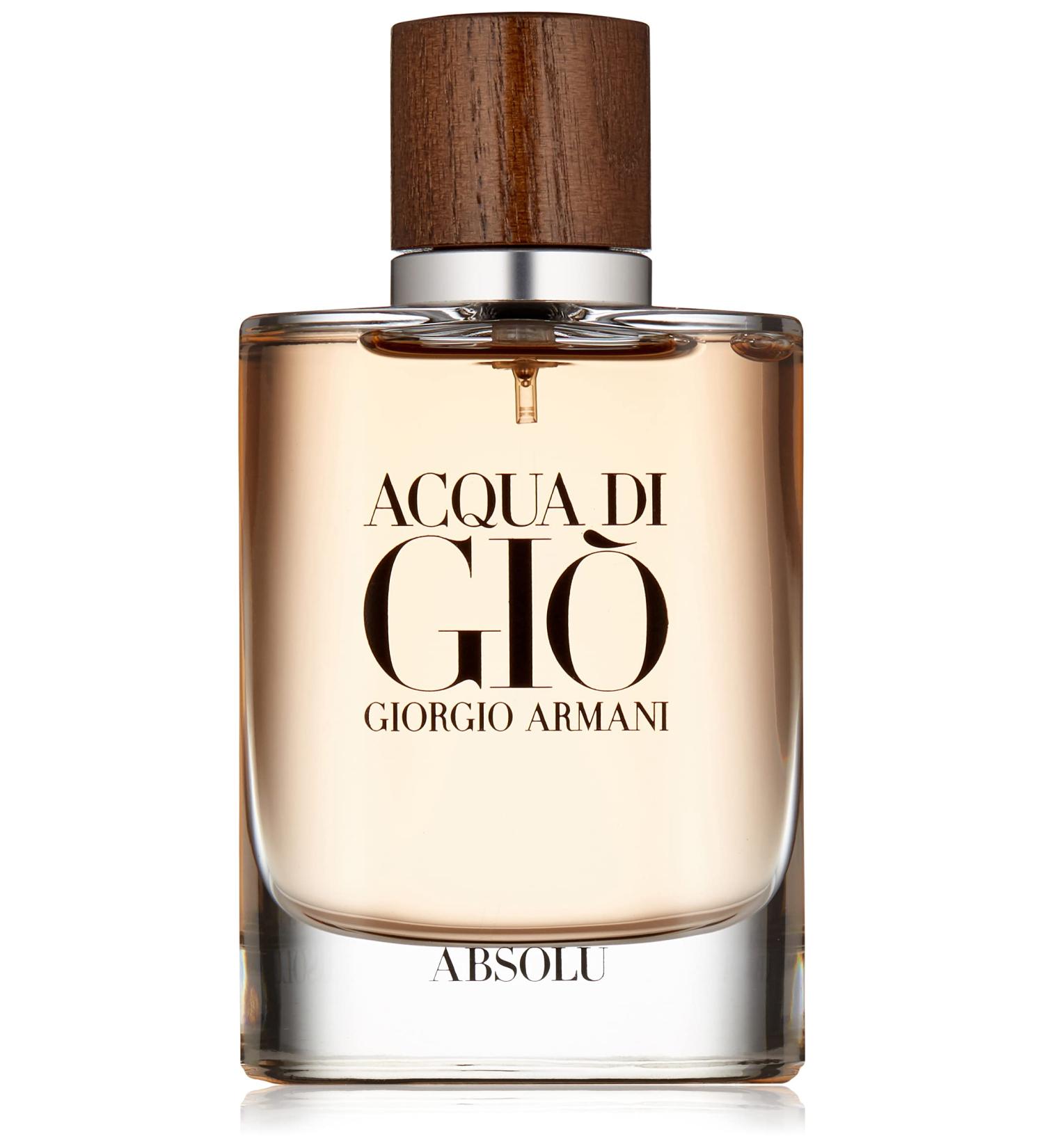 Giorgio Armani Acqua Di Gio Absolu Eau de Parfum Spray 2.5 Fl Oz - Beige Wood | Long Lasting Fragrance for Men - Buy Online on GoSupps.com