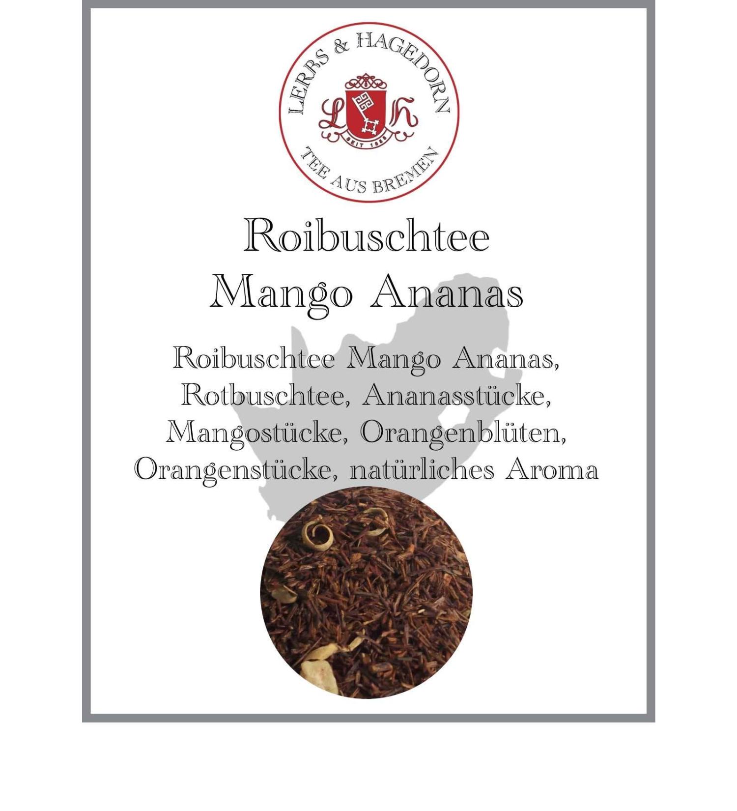  Lerbs & Hagedorn Roibuscht Mango Pineapple Tea (formerly Vitamin ACE VE) 250 g - Buy Online on GoSupps.com