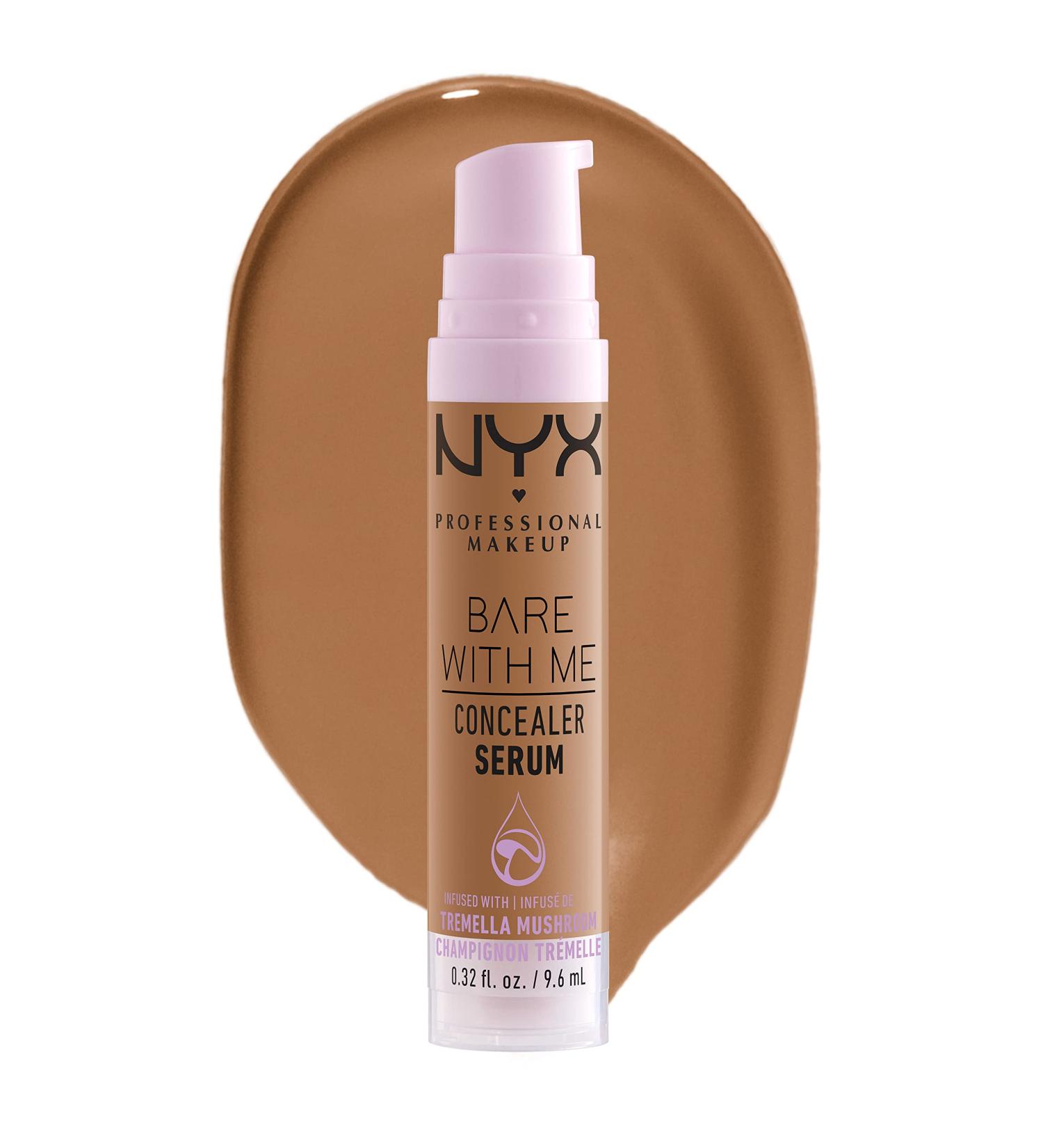 NYX Professional Makeup Covering Serum - Natural Finish Medium Opacity Bar With Me Concealer Serum Deep Golden (9.6 ml) - International Shipping Available - Buy Online on GoSupps.com