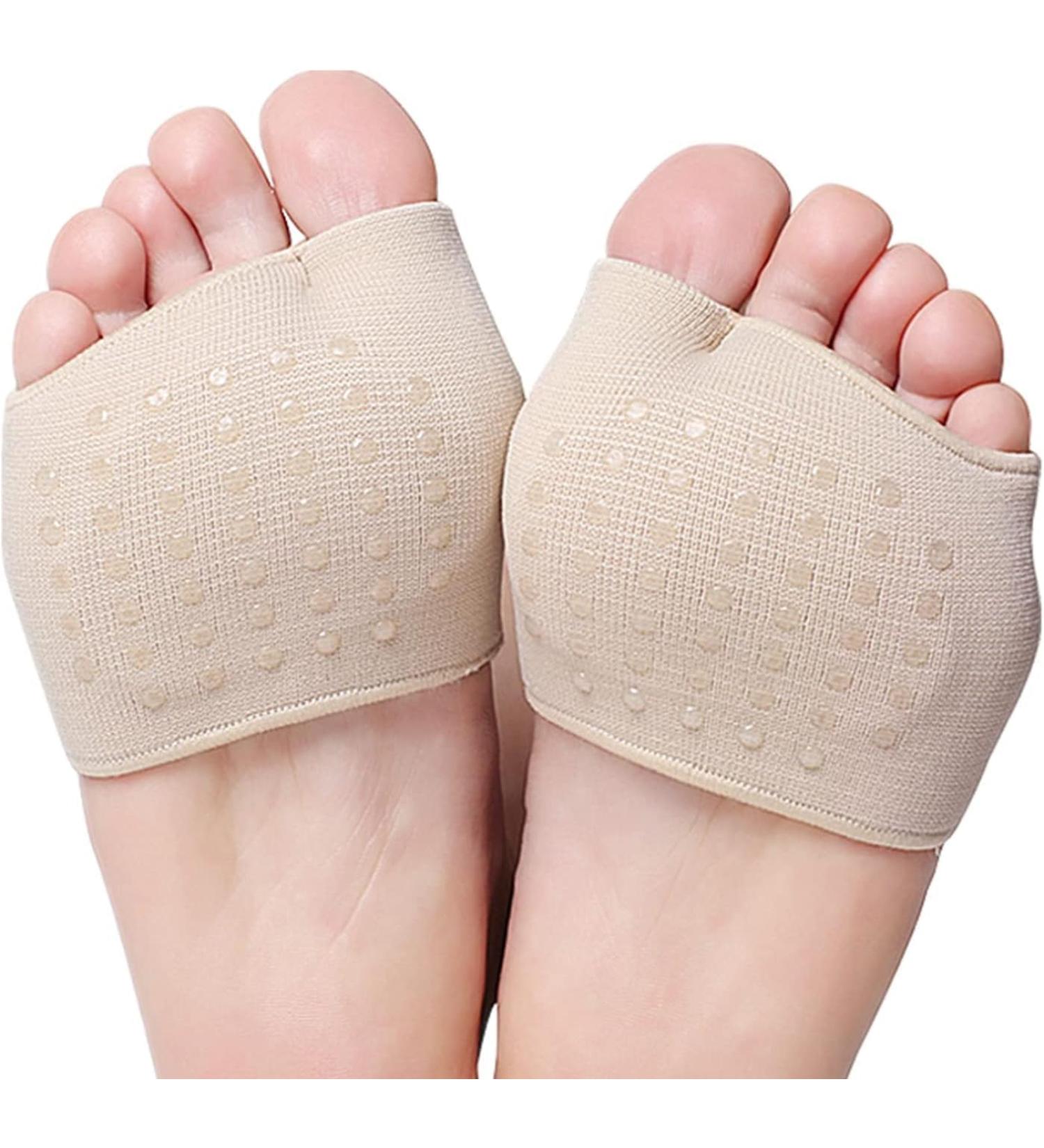 Metatarsal Pads Foot Cushion Pads for Women and Men Fabric Soft Socks for Supports Feet Pain Relief Metatarsal Sleeve Pads for Mortons Neuroma Metatarsalgia Calluses Blisters (Beige-XL(UK9.5-11.5)) - Buy Online on GoSupps.com