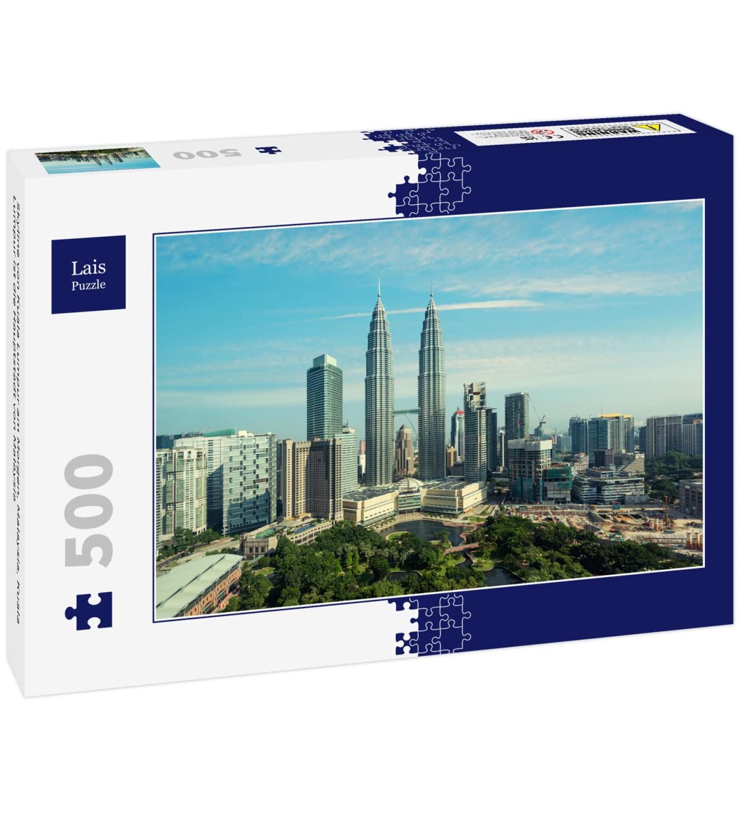 Lais Puzzle Skyline of Kuala Lumpur in the morning Malaysia Kuala Lumpur is the capital of Malaysia 500 pieces - Buy Online on GoSupps.com