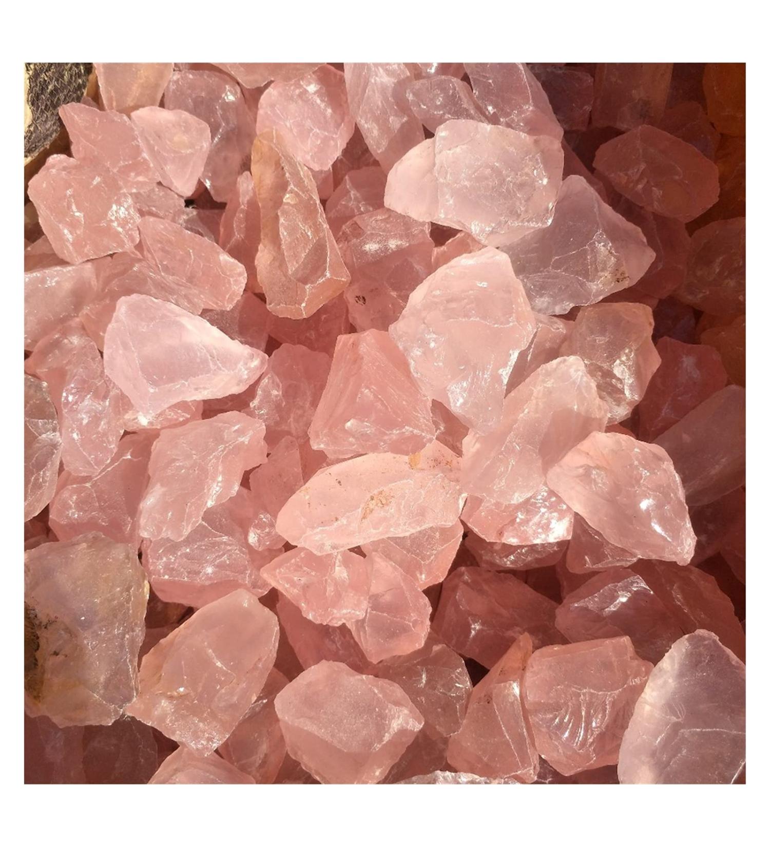 Natural Crystal Rough Natural Crystal Rough 1000g Natural Pink Rose Quartz Crystal Rough Gemstone Specimen Wedding Decoration Aquarium Home Goods - Buy Online on GoSupps.com