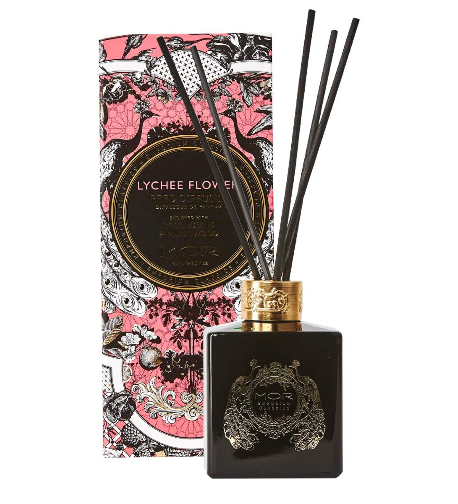 MOR Emporium Classics Lychee Flower Triple-Milled Soap Moisturising with Coca and Shea Butter Leaves Skin Feeling Silky Soft Vitamin E 180g - Buy Online on GoSupps.com
