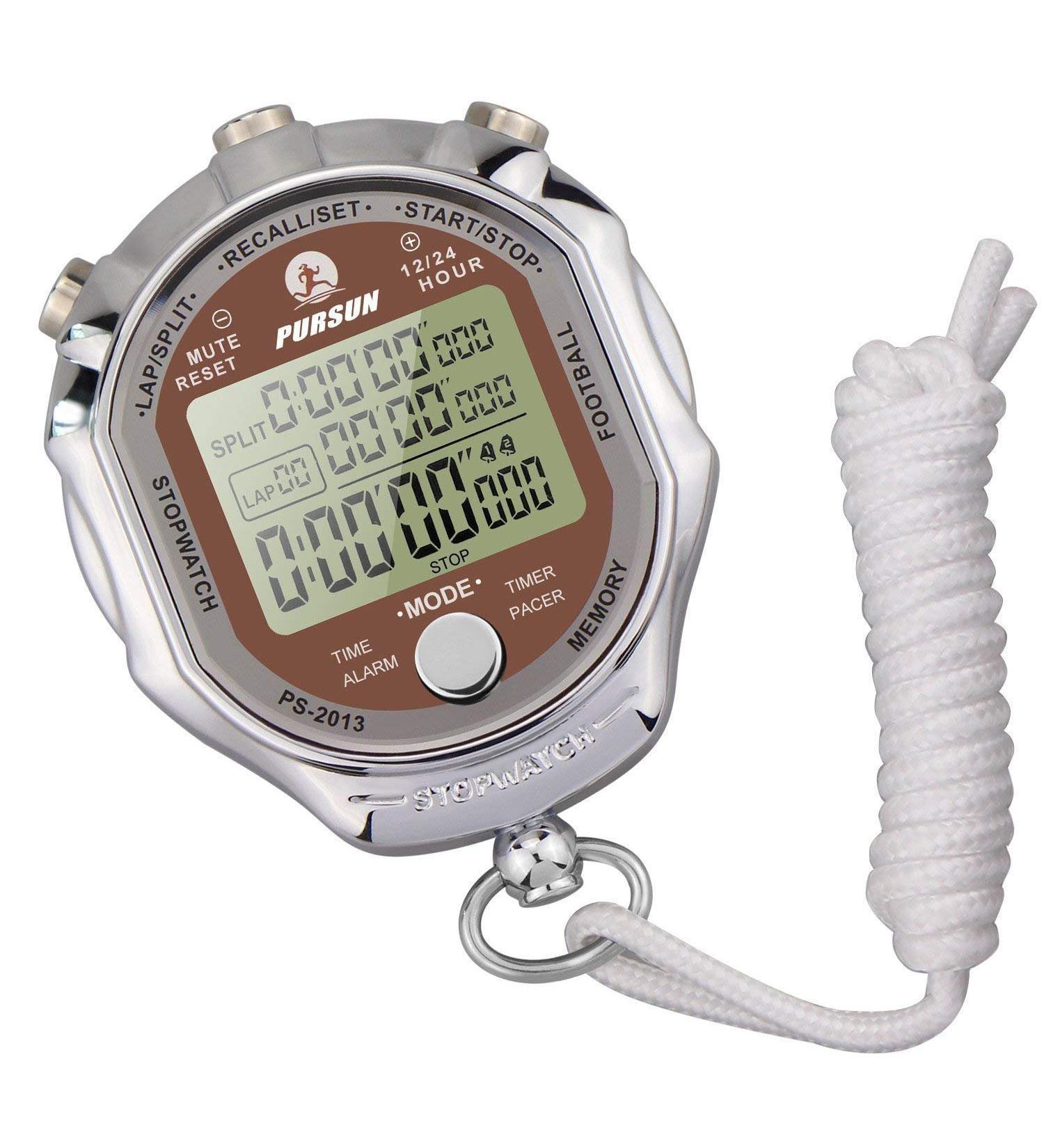 Laopao Stopwatch | 100 Memory Data LCD Digital Timer for Sports Referee & Coach | Ideal for Basketball Football Baseball - Buy Online on GoSupps.com