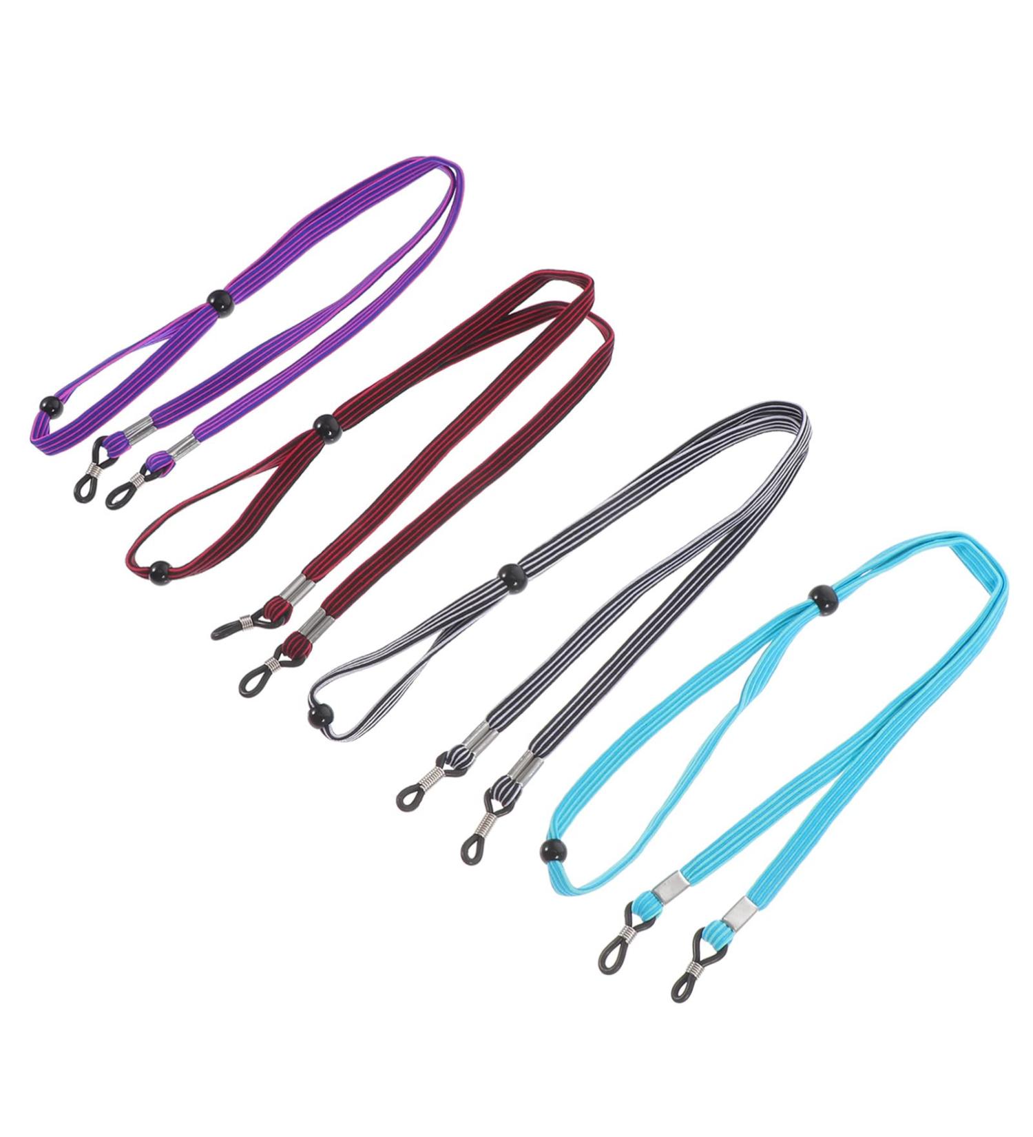 Coheali 4-Piece Elastic Exercise Band & Anti-Lost Glasses Chain | Ear Protection Tape Holder & Decorative Mask Band Perfect for Everyday Use - Buy Online on GoSupps.com