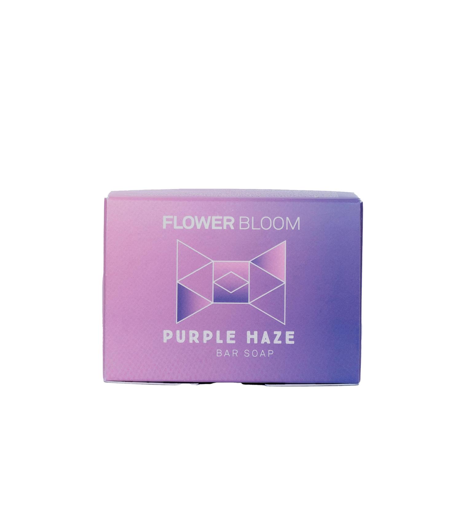  FLOWER BLOOM Flower Bloom Purple Haze Bar Hemp Solid Soap Handmade Organic Made in Italy 100g - Buy Online on GoSupps.com