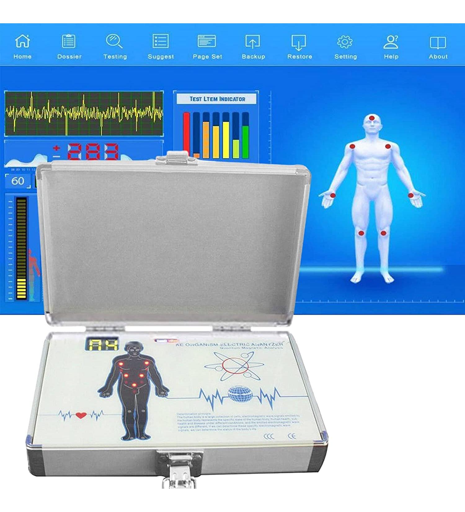 Portable Multifunctional Whole Body Health Scanner The Sixth Generation 4.8 Version Silver Sub-Health Detection Analyzer Dozens of Reports Can Be Detected - Buy Online on GoSupps.com