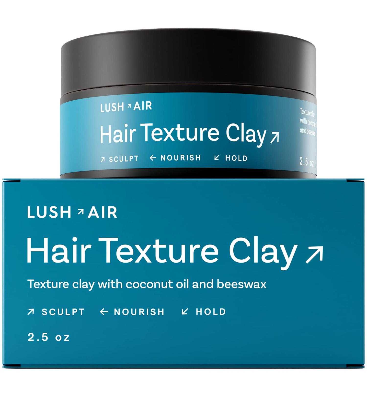 Pomade Hair Clay with Coconut Oil & Beeswax for Men and Women - Strong Hold Matte Hair Product 2.5oz - Buy Online on GoSupps.com