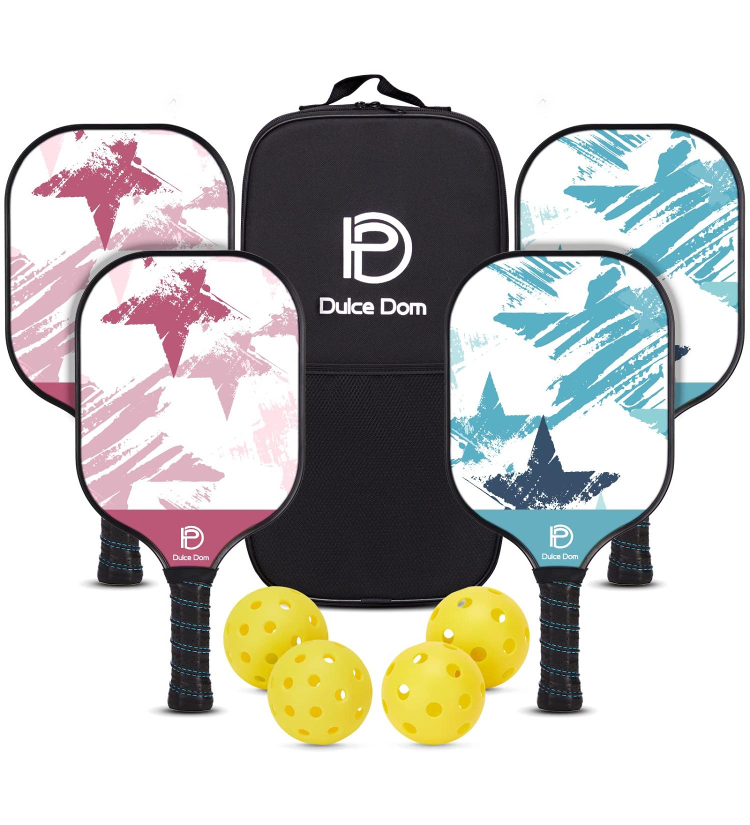 Pickleball Paddles Set With Pickleball Rackets & Pickleball Balls, Pickle Ball Paddle Set, Sport