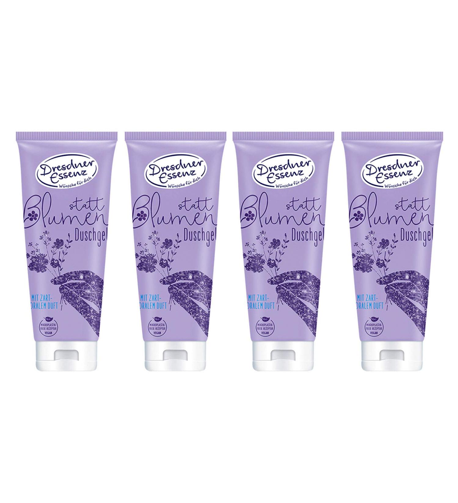 Dresdner Essenz Dresdner Essenz 4-pack of shower gels instead of flowers 4 x 75 ml