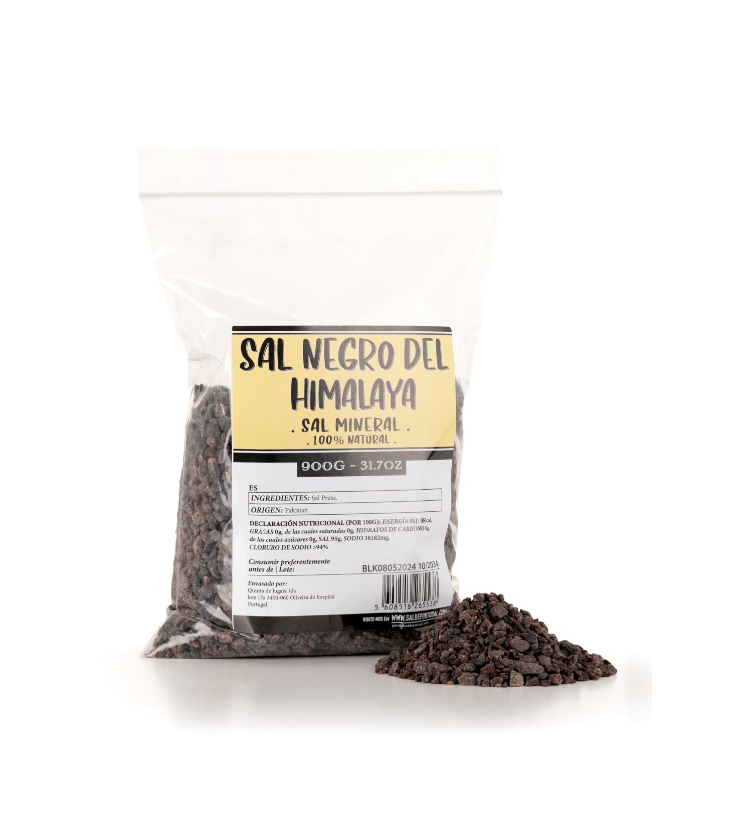 Sel noir de l'Himalaya 900 g Sel min ral naturel de l'Himalaya Gros cristaux pour cuisiner et assaisonner - Buy Online on GoSupps.com
