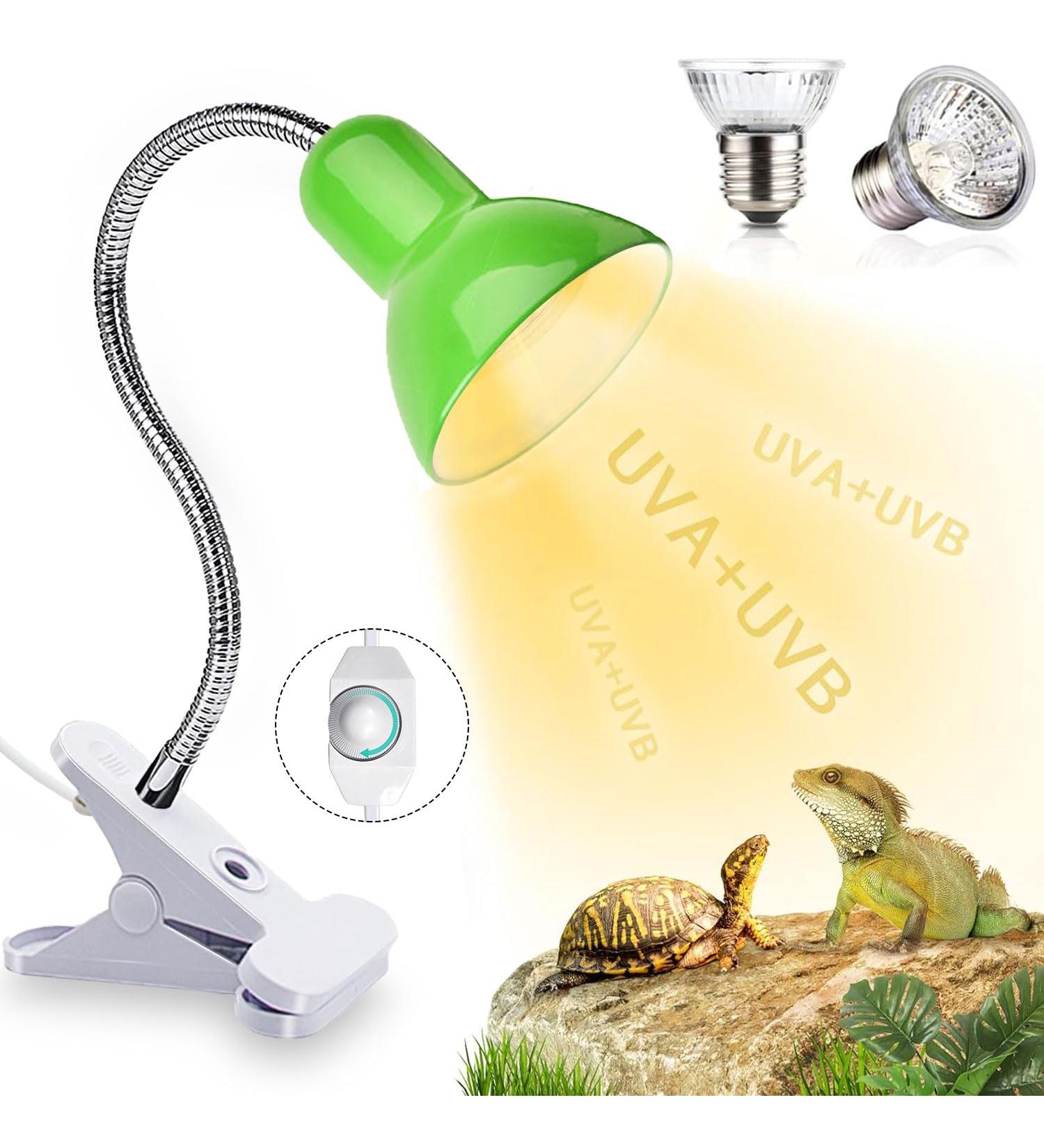 Shengruili Turtle Heat Lamp 25W & 50W - Optimal Reptile Lighting for Turtles & Terrariums | C-Green - Buy Online on GoSupps.com